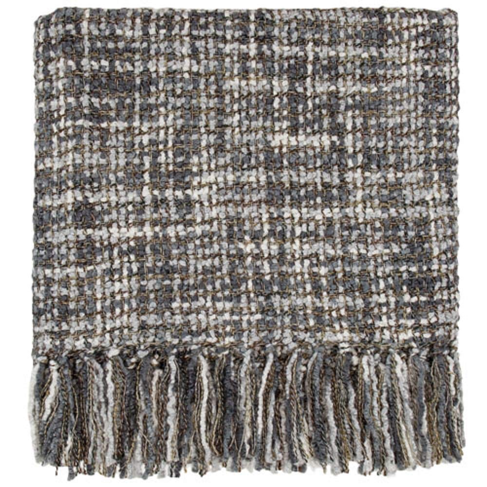 Hanover Charcoal Throw Blanket 45