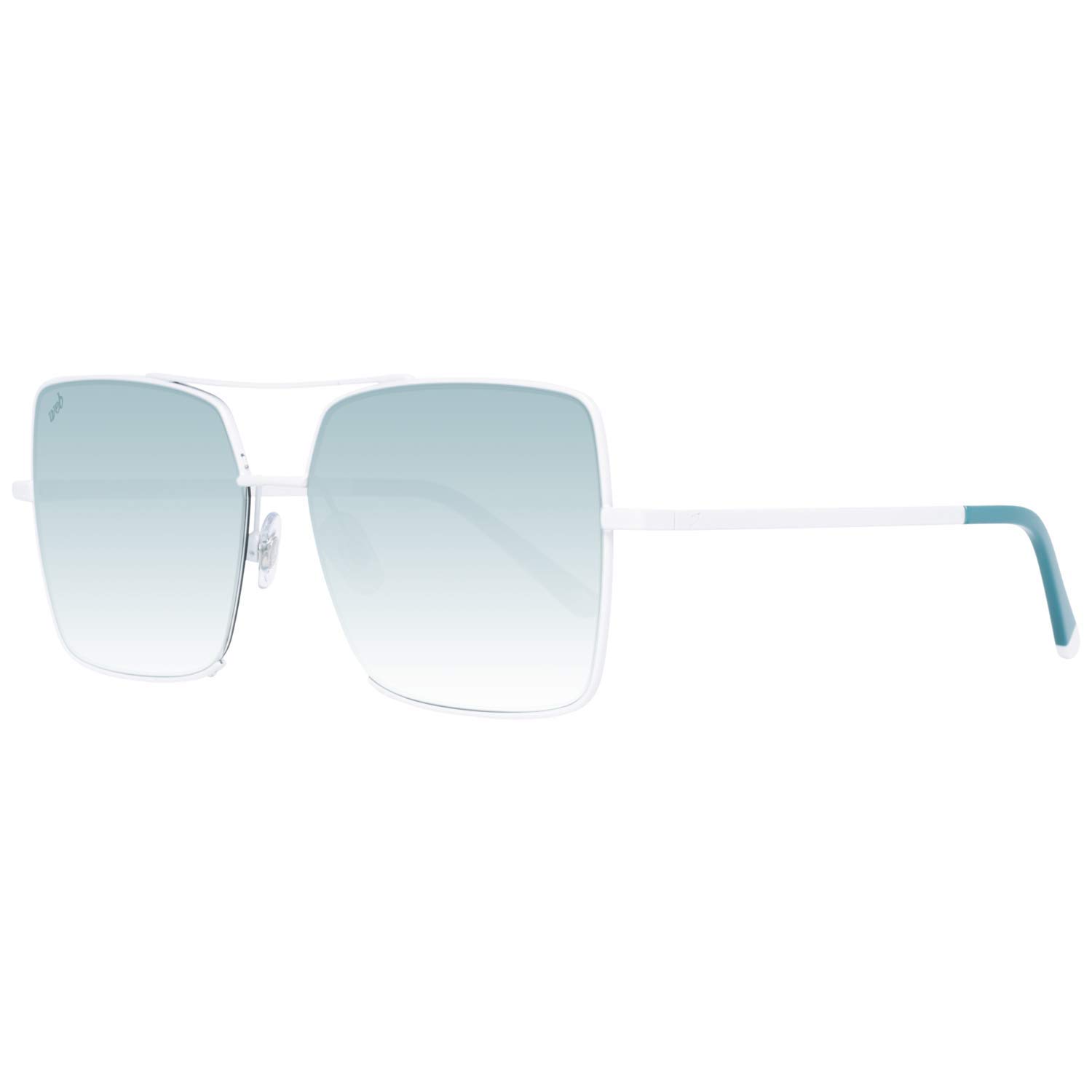 Unisex WE0210 21P 57 Optical Glasses Frames for Men & Women - White (BiancoVerde Gradient) - Lightweight Eyewear for Work, Reading & Fashion