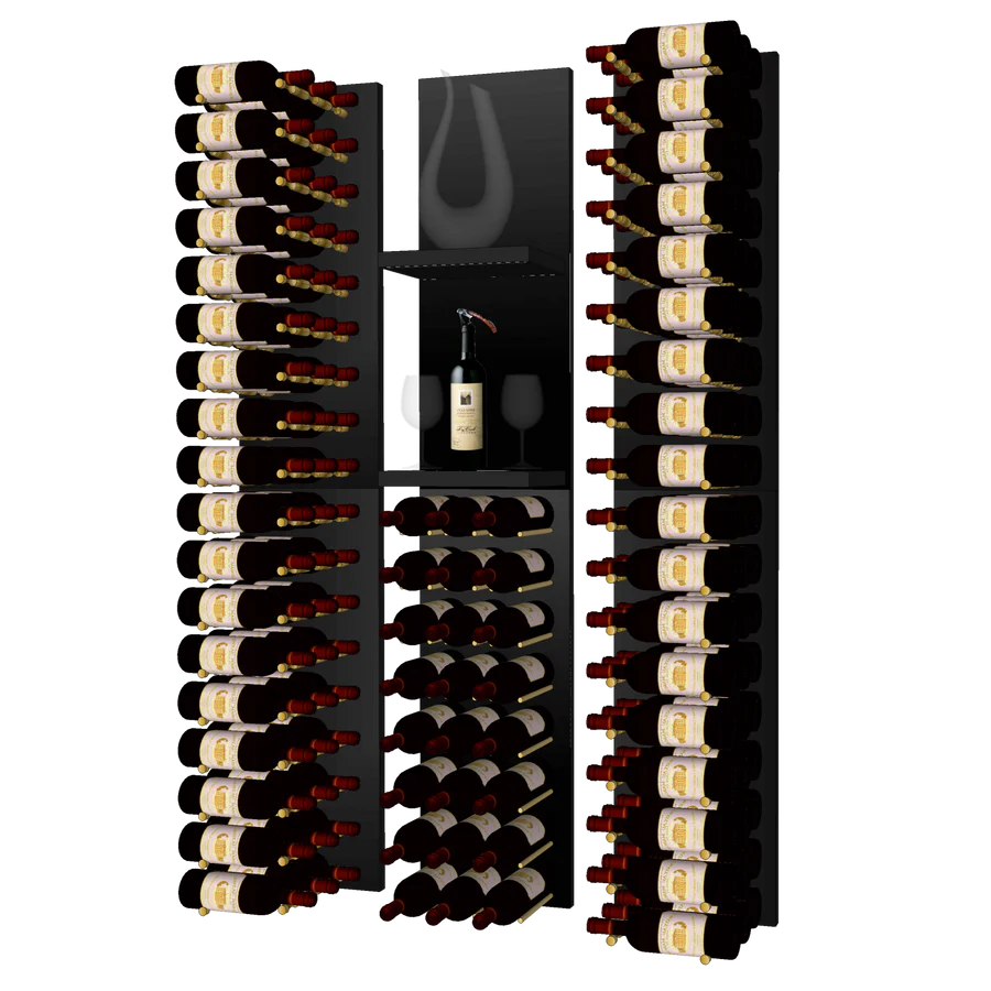 Blue Grouse THE SHOW VINdustry Wine Wall - Premium Wine Display Rack for Home, Bar, Restaurant & Wine Cellar Organization