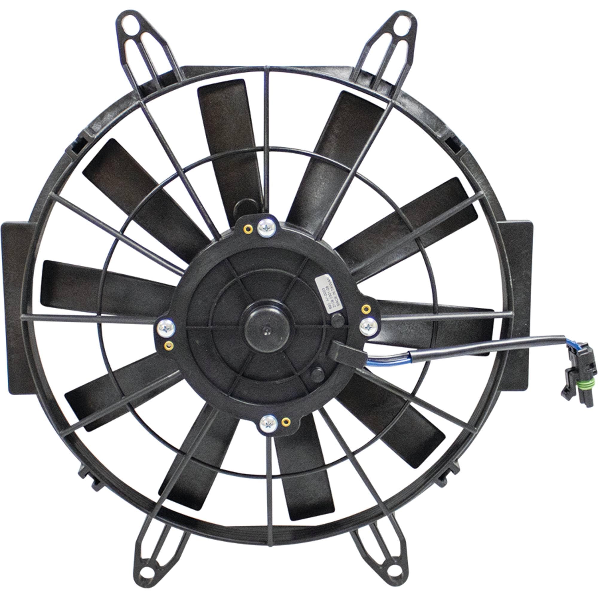Polaris ATV Radiator Cooling Fan Motor Assembly - Replacement for Sportsman 400 450 500 HO EFI (2004-2011) | Compatible with Part Numbers 495829, 49-5829, 2410383, 434-22007, 70-1004 | Perfect for Off-Road Cooling System Maintenance & Repair