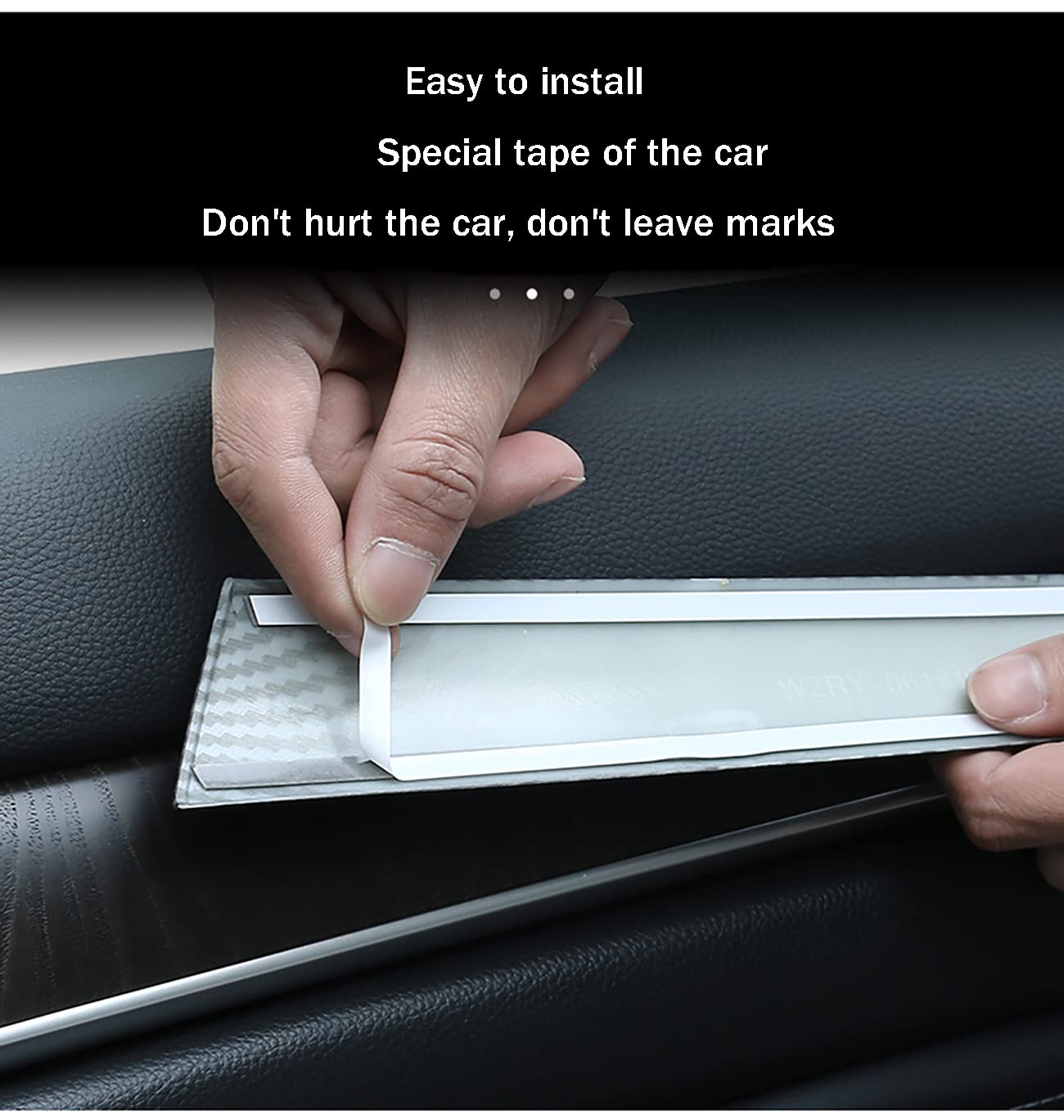 Honda Accord 10th Gen 2018-2022 Car Door Panel Trim - ABS Matte Silver Side Strip Cover (4-Piece Set) | Interior Accessories Upgrade & Scratch Protection