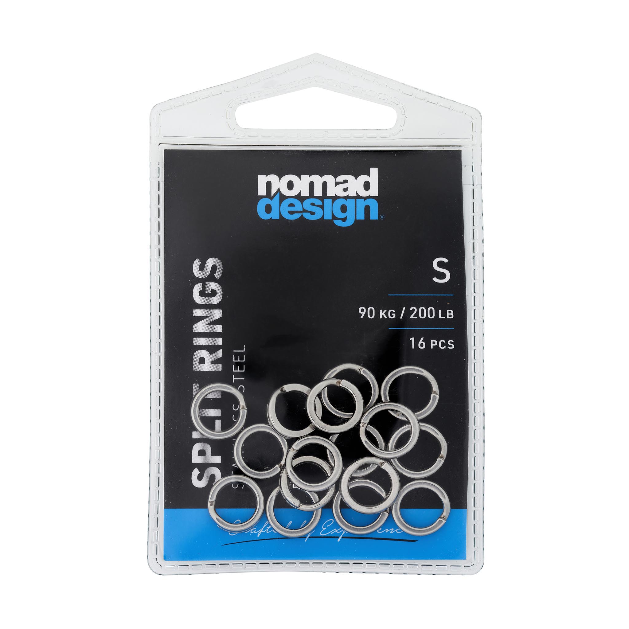 Nomad Design Split Rings - Durable Stainless Steel Key Rings for Keys, Lanyards & Outdoor Gear | Perfect for Camping, Hiking & Everyday Carry (EDC)