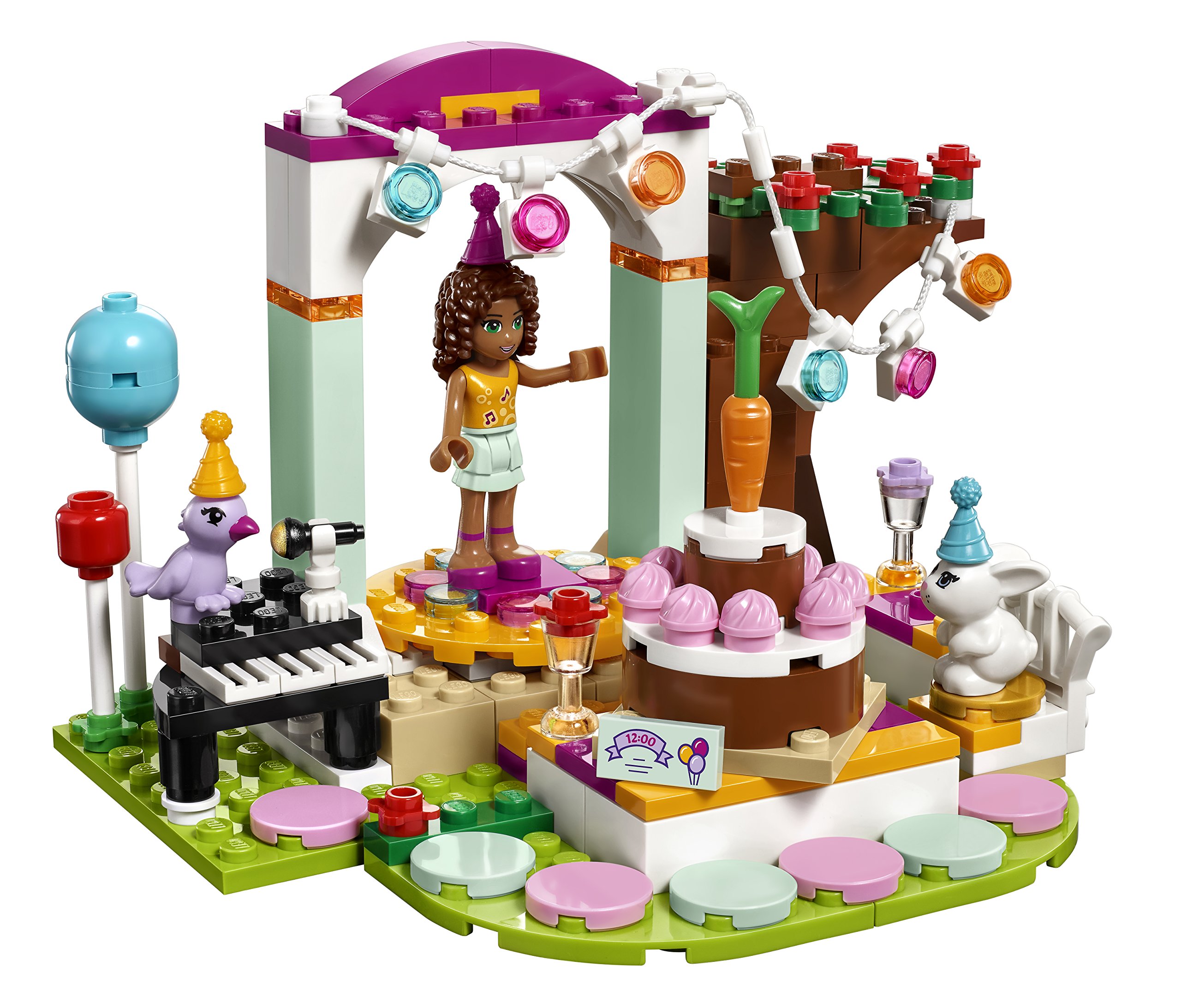 LEGO Friends Birthday Party Building Kit - 191 Pieces for Creative Play, Gift for Girls Ages 6-12 | Perfect for Birthday Celebrations, Playdates & STEM Learning Activities