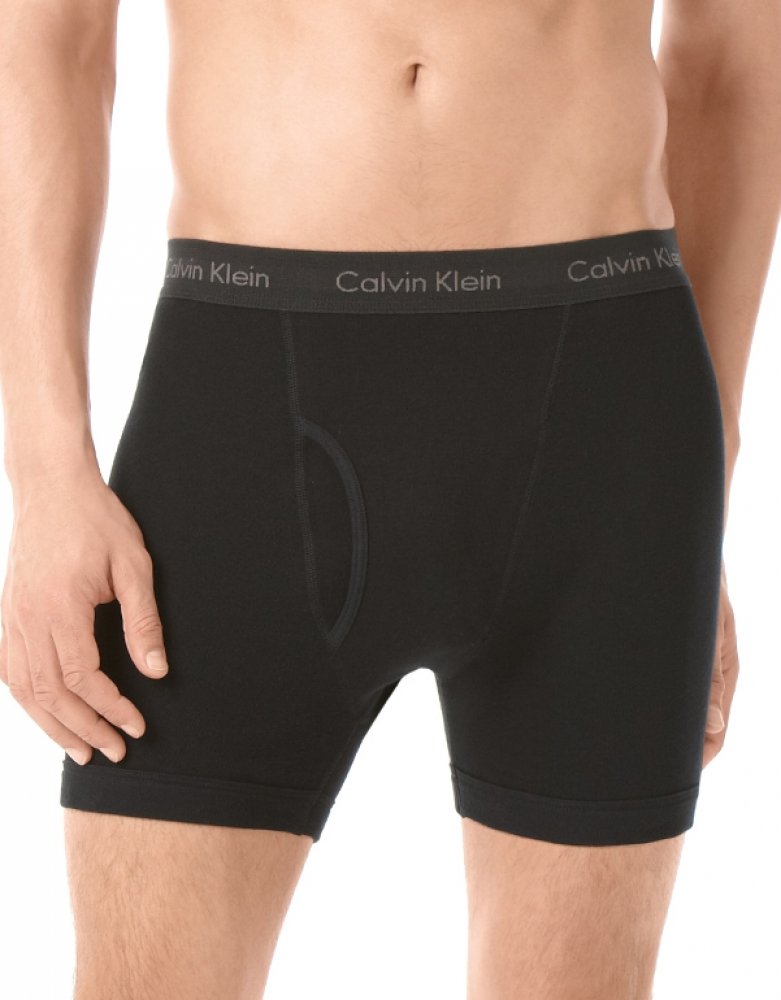 Calvin Klein Men's Cotton Classics 3-Pack Boxer Briefs - Soft Comfort Underwear for Everyday Wear, Workout & Lounge