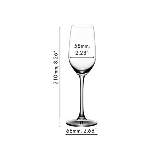 Premium Riedel Tequila Glasses Set of 4 - Handcrafted Crystal Stemware for Tequila Tasting, Perfect for Home Bars, Parties & Gift Giving