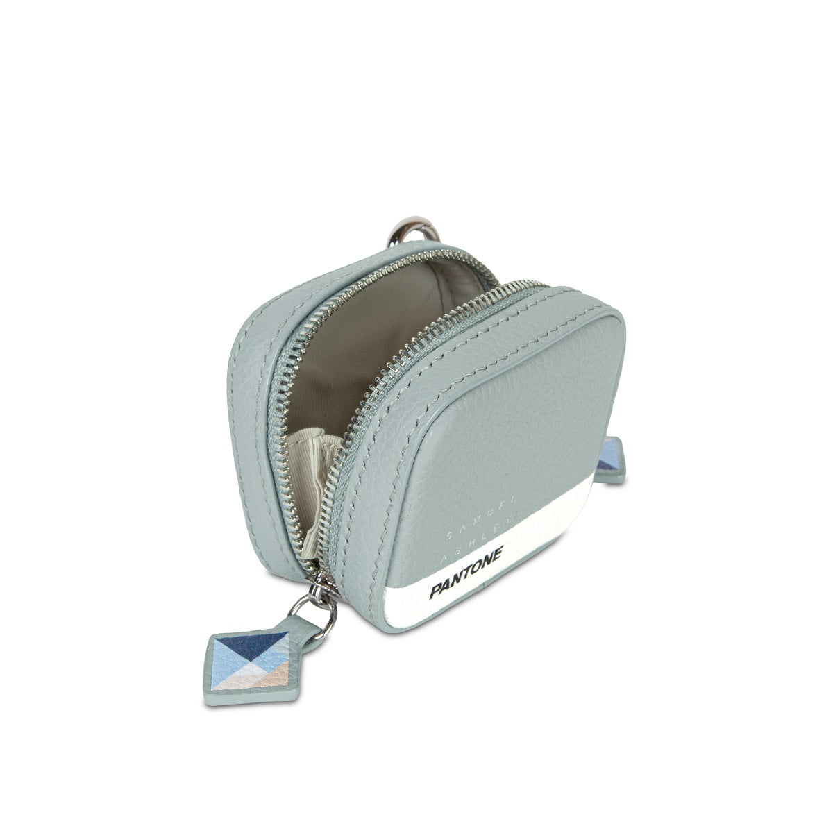 Premium Samuel Ashley x Pantone Leather Keychain Pouch - Stylish & Durable Key Holder for Men & Women - Perfect for Home, Office, Travel & Everyday Use