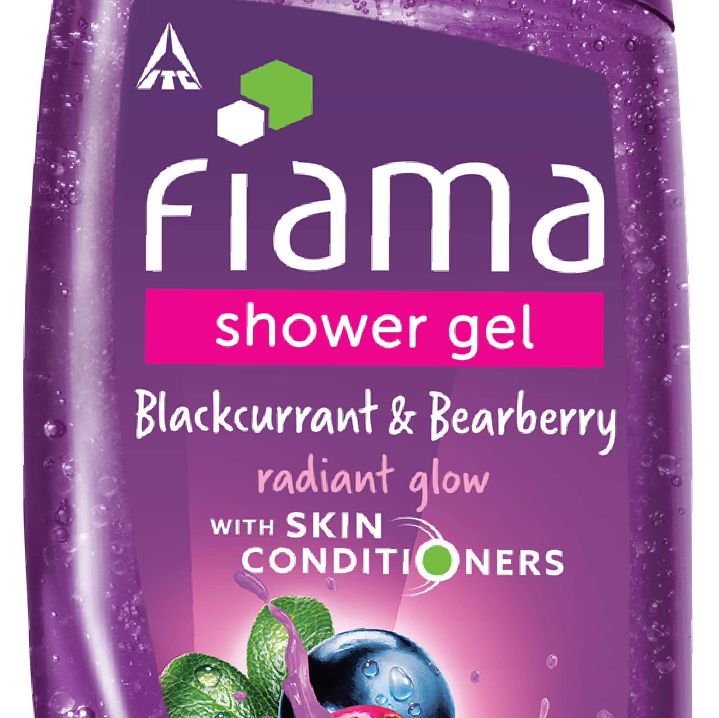 Fiama Patchouli & Macadamia Shower Gel with Blackcurrant & Bearberry - Moisturizing Body Wash with Skin Conditioners - 250ml (Pack of 2) - For Relaxing Bath & Daily Skincare Routine