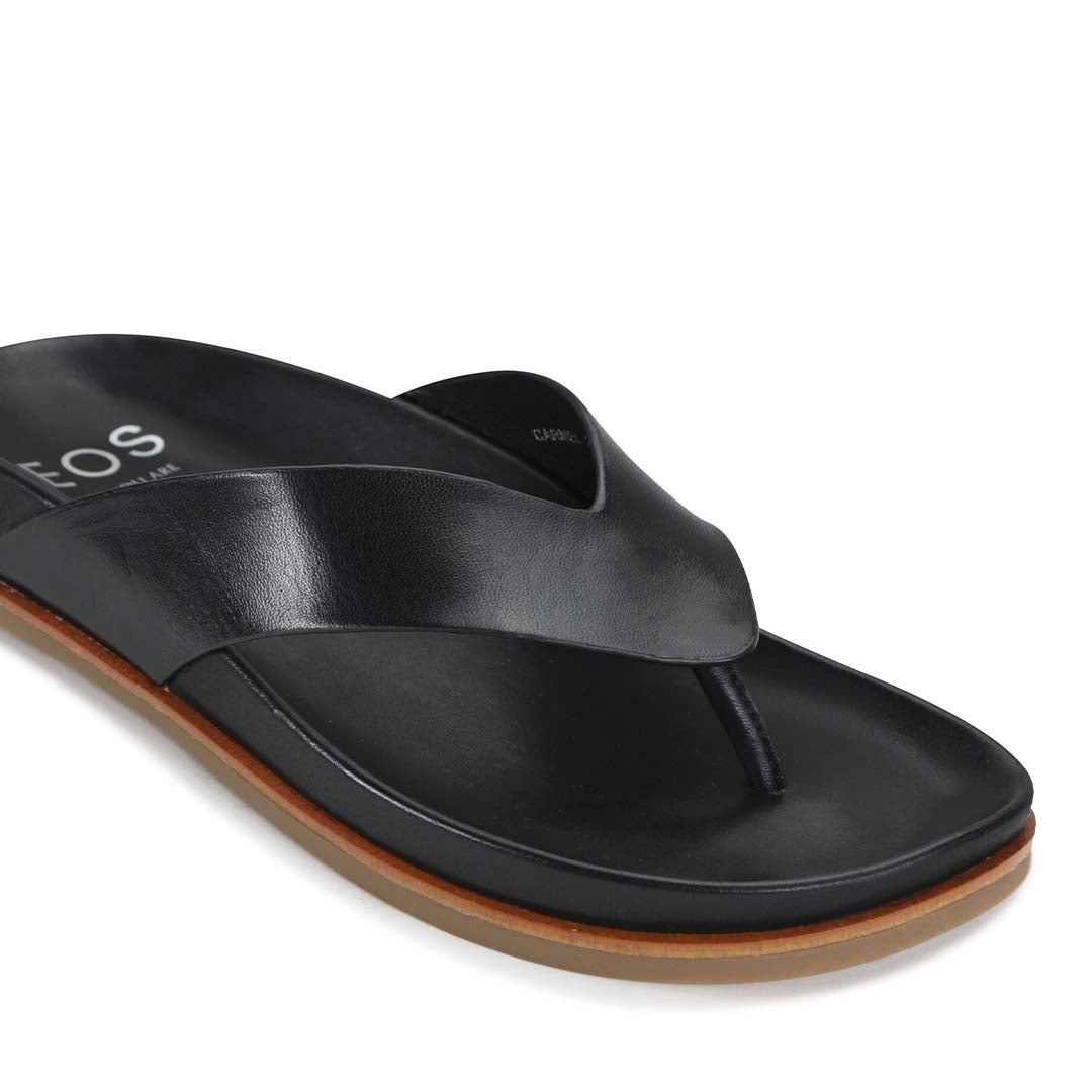 Carmel Leather Sandals for Women - Comfortable & Stylish Summer Slide Sandals - Perfect for Beach, Vacation & Casual Wear