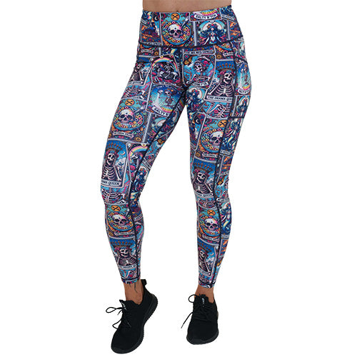 Psychic Yoga Pants for Women - High Waisted Tummy Control Leggings with Pockets - Perfect for Yoga, Workout, Running & Lounge Wear