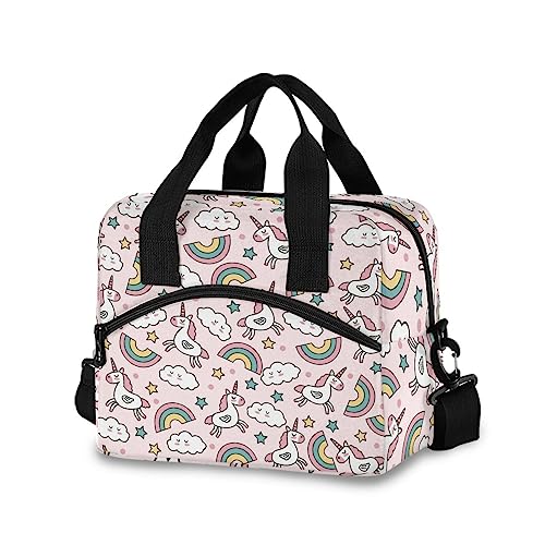 Vector Unicorns Rainbows - shoulder