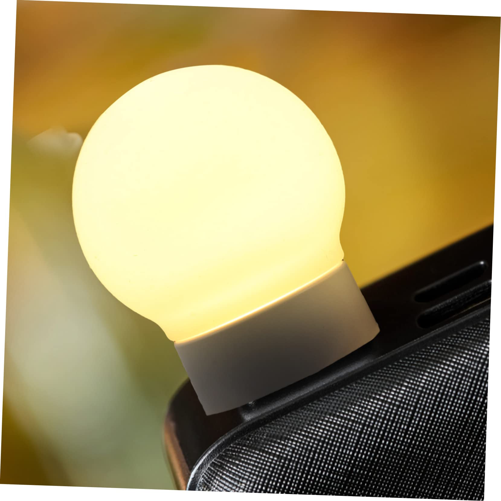 **Garneck LED Night Light for Kids - Round USB-Powered Atmosphere Lamp for Bedroom Decor, Nursery, and Relaxation**