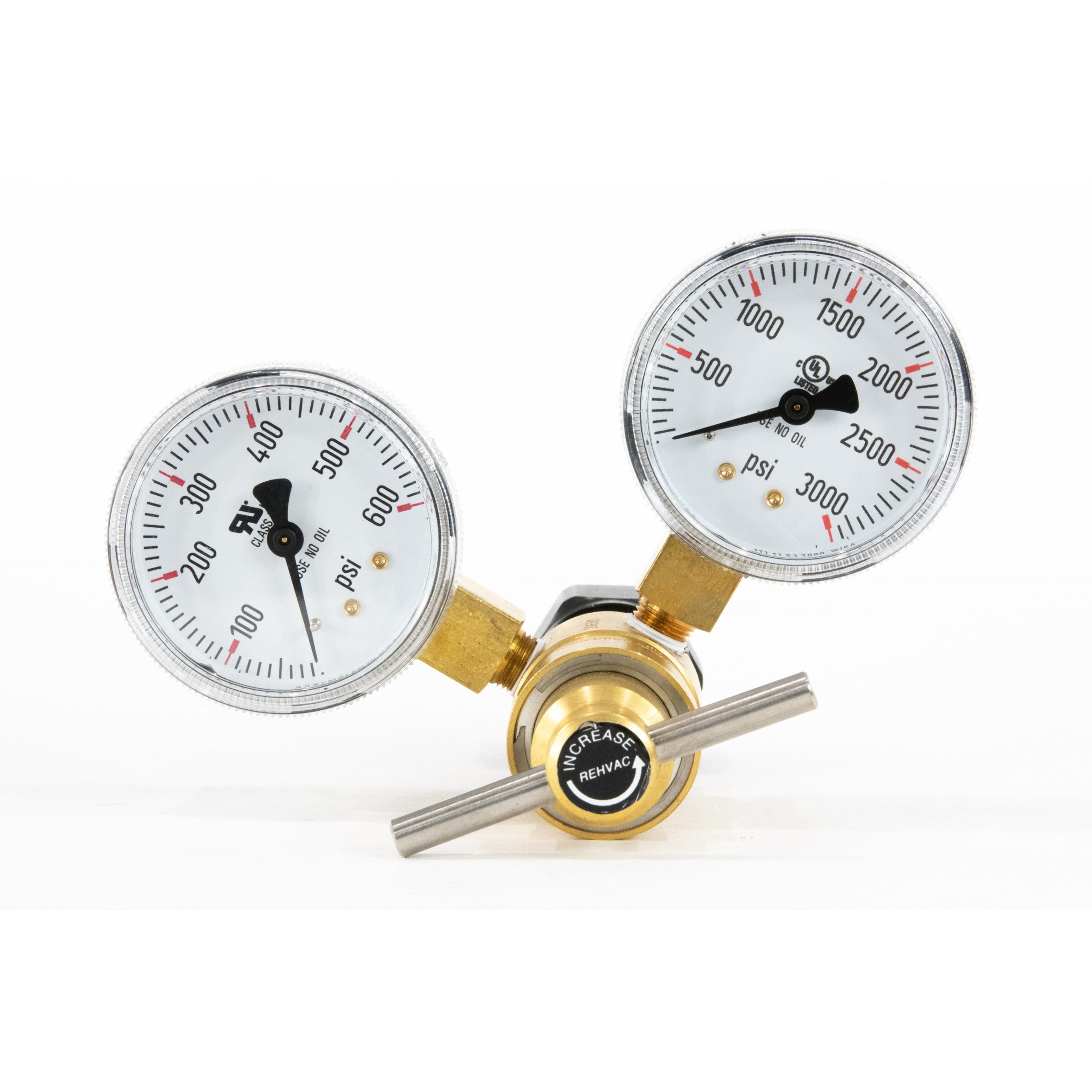 Dual Gauge Adjustable CO2 Regulator with High Precision Control for Homebrew, Aquariums & Hydroponics - 25005 Model