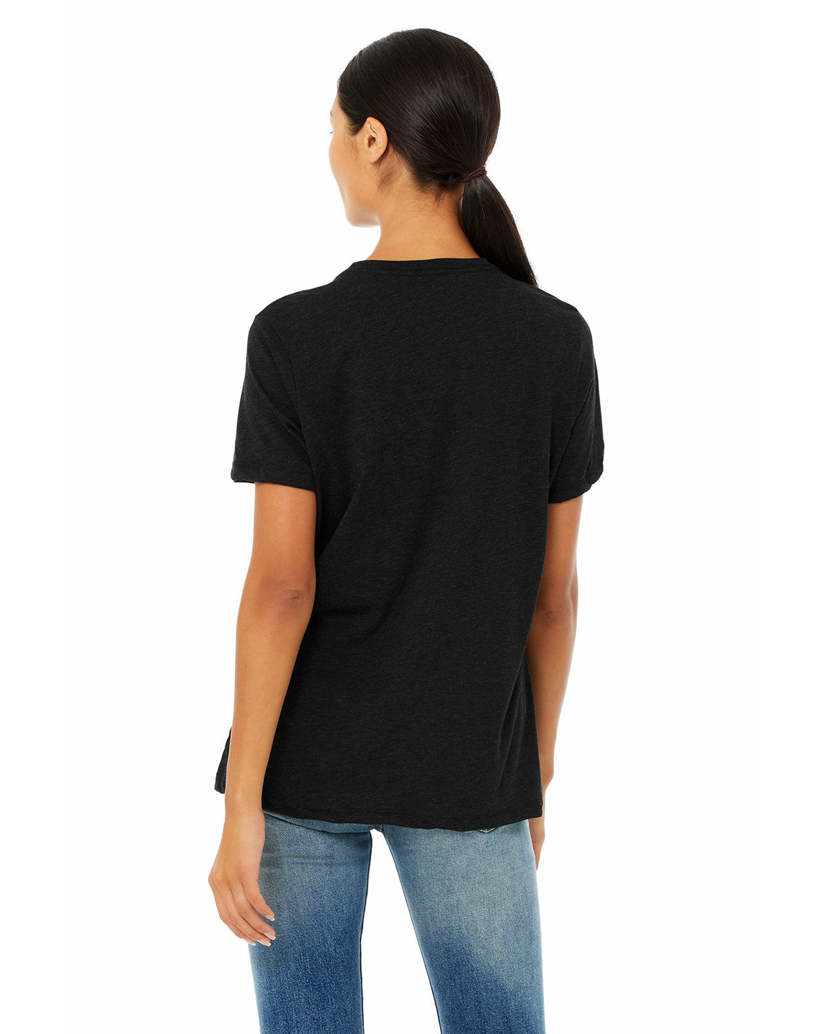 Bella + Canvas 6400CVC Women's Relaxed Heather Short Sleeve T-Shirt - Soft Cotton Blend Tee for Casual Wear, Workouts & Everyday Comfort