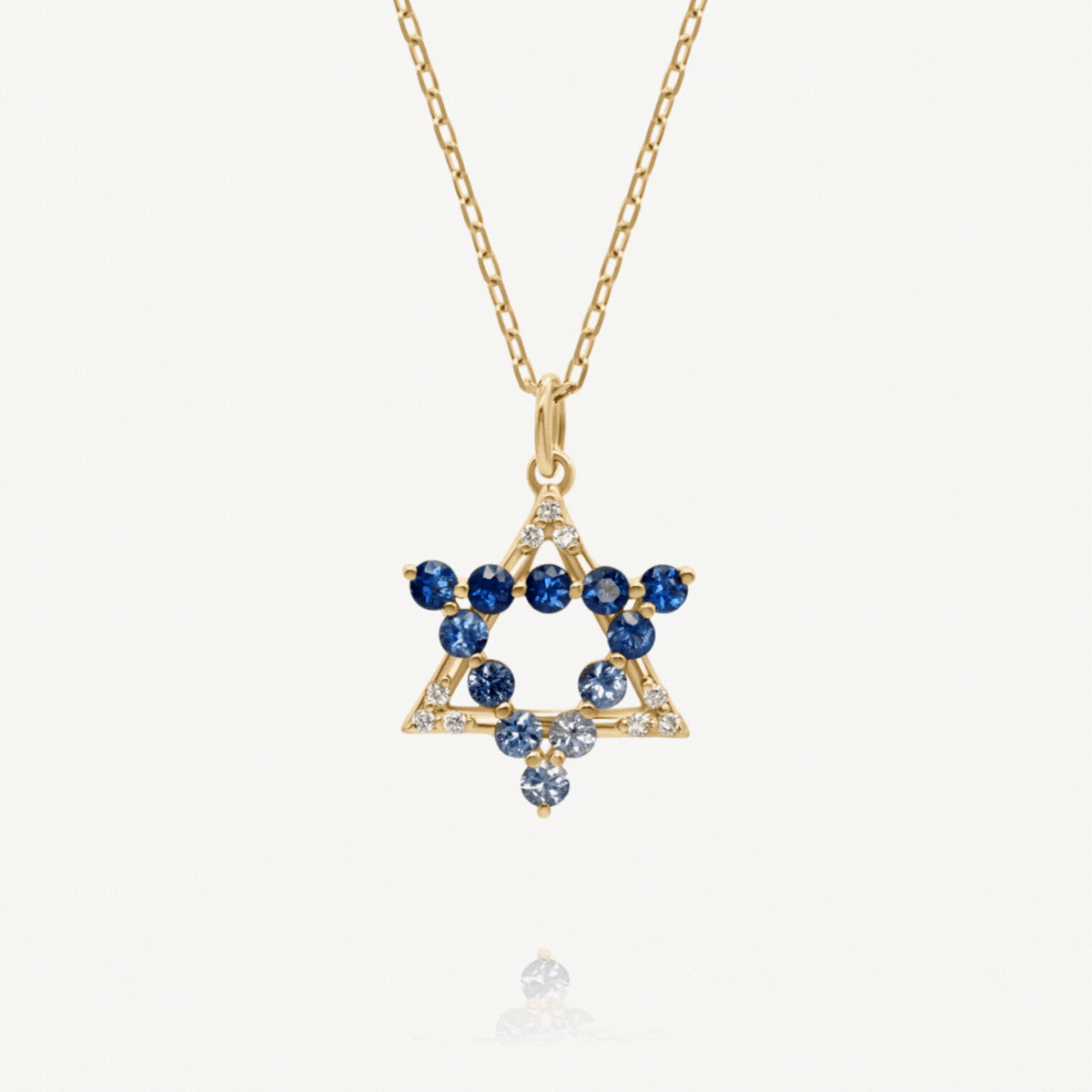 Star of David Necklace - 14K Gold Jewish Pendant for Men & Women - Perfect for Hanukkah, Bar Mitzvah & Everyday Wear