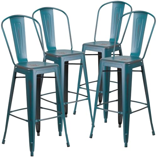Distressed Kelly Blue-teal