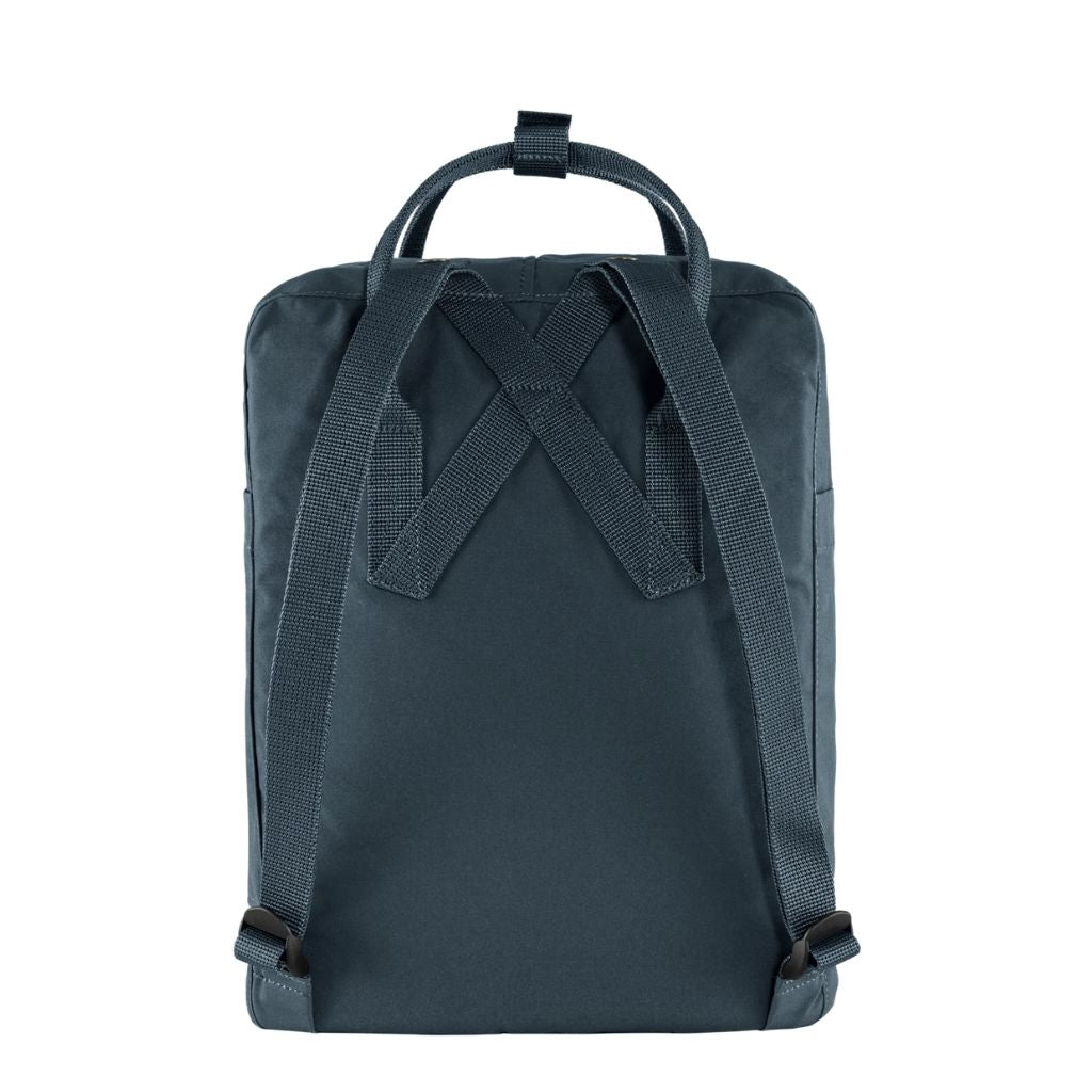 Fjallraven Kanken Backpack - Water-Resistant 16L Laptop Backpack for Women & Men, Navy Blue - Perfect for School, Travel, and Outdoor Adventures