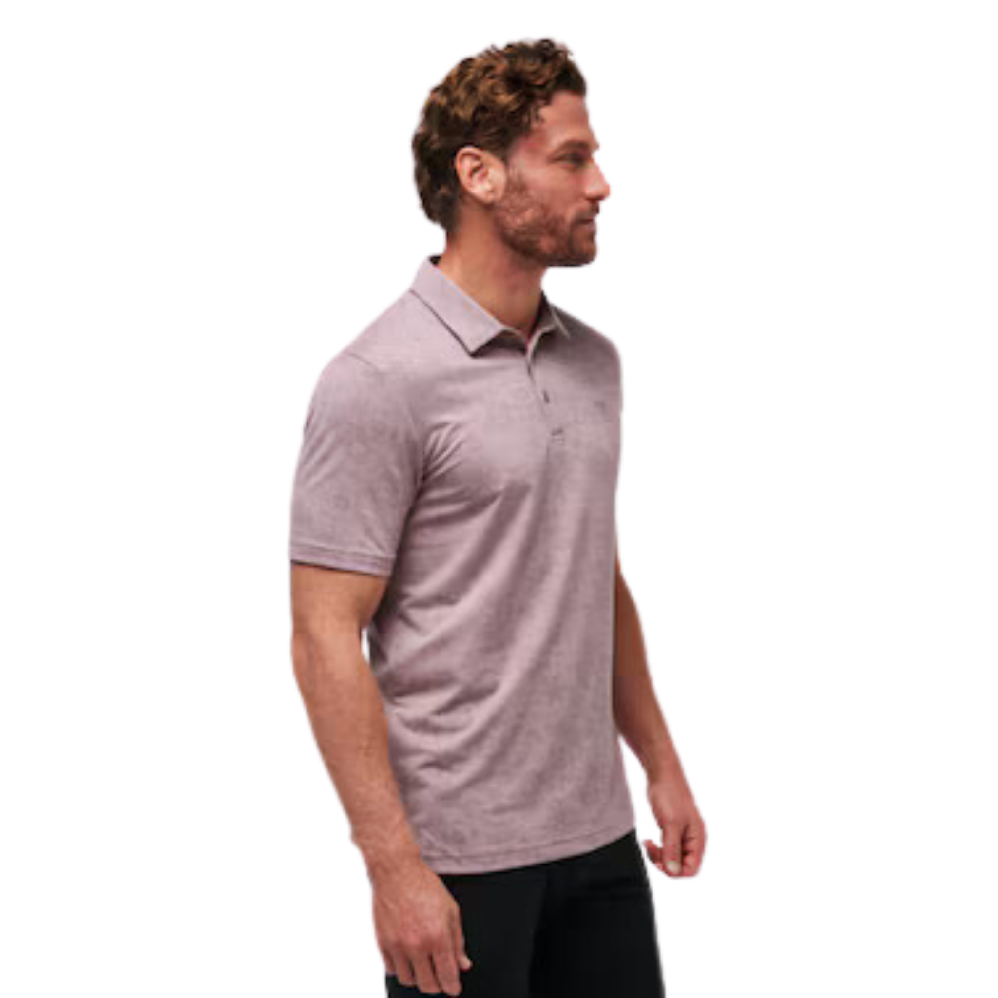 Travis Mathew Men's New Destination Performance Polo Shirt - Medium - Moisture Wicking & Breathable for Golf, Tennis & Casual Wear