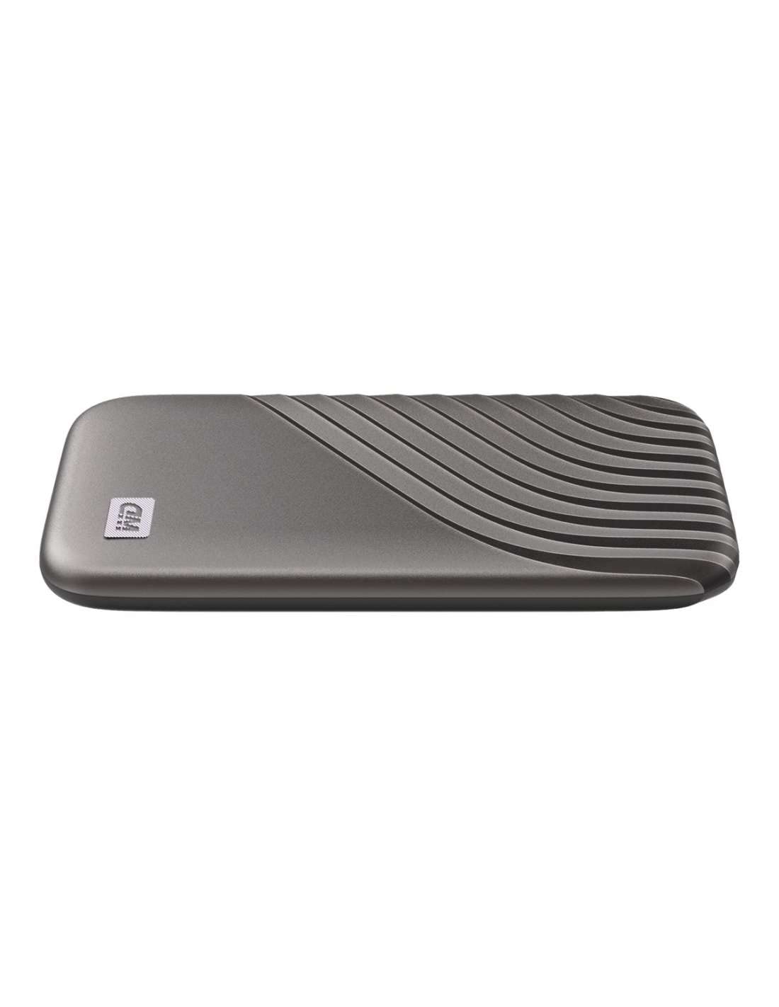 WD 500GB My Passport SSD Portable External Hard Drive - Ultra Fast 1050MB/s, USB 3.2 Gen 2 & USB-C Compatible, Shock-Resistant Gray SSD for Mac, PC, Laptop - Perfect for Gaming, Photography & Backup Storage