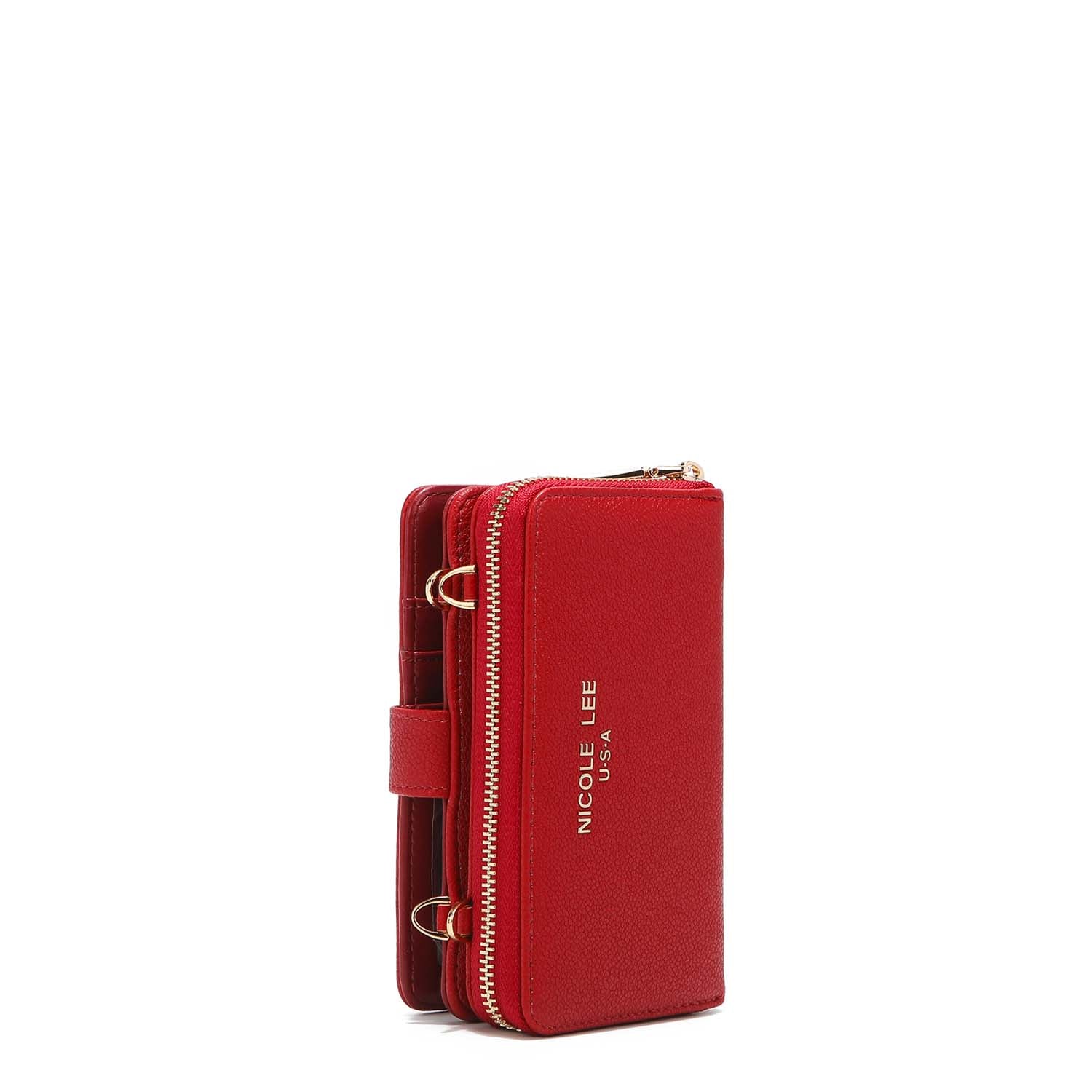 2-Piece Solid Phone Case with Crossbody Wallet - Stylish & Secure for iPhone & Samsung - Perfect for Travel, Shopping & Everyday Use