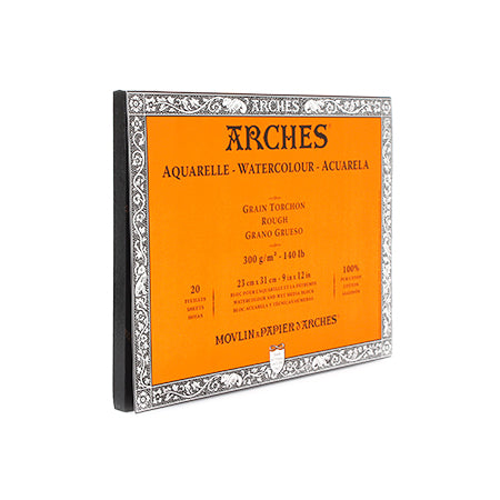 Premium Arches Watercolor Paper - 100% Cotton Rough & Cold Pressed Textured Sheets for Artists, Painting, Calligraphy, and Mixed Media Projects