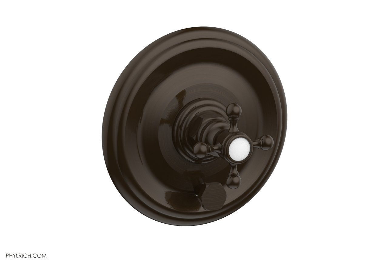 HEX TRADITIONAL Pressure Balance Shower Valve Trim Set with Diverter and Handle - 4-Inch Rough-In - Perfect for Bathroom Renovation and Modern Home Upgrades