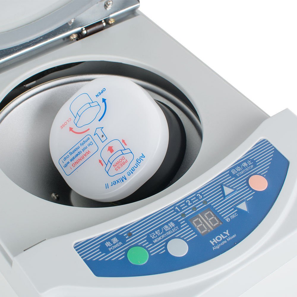 Dental Lab Automatic Alginate Mixer Blender - Algimax II GX300 Mixing Machine for Precise Dental Impressions | Ideal for Dentists, Orthodontists & Dental Laboratories