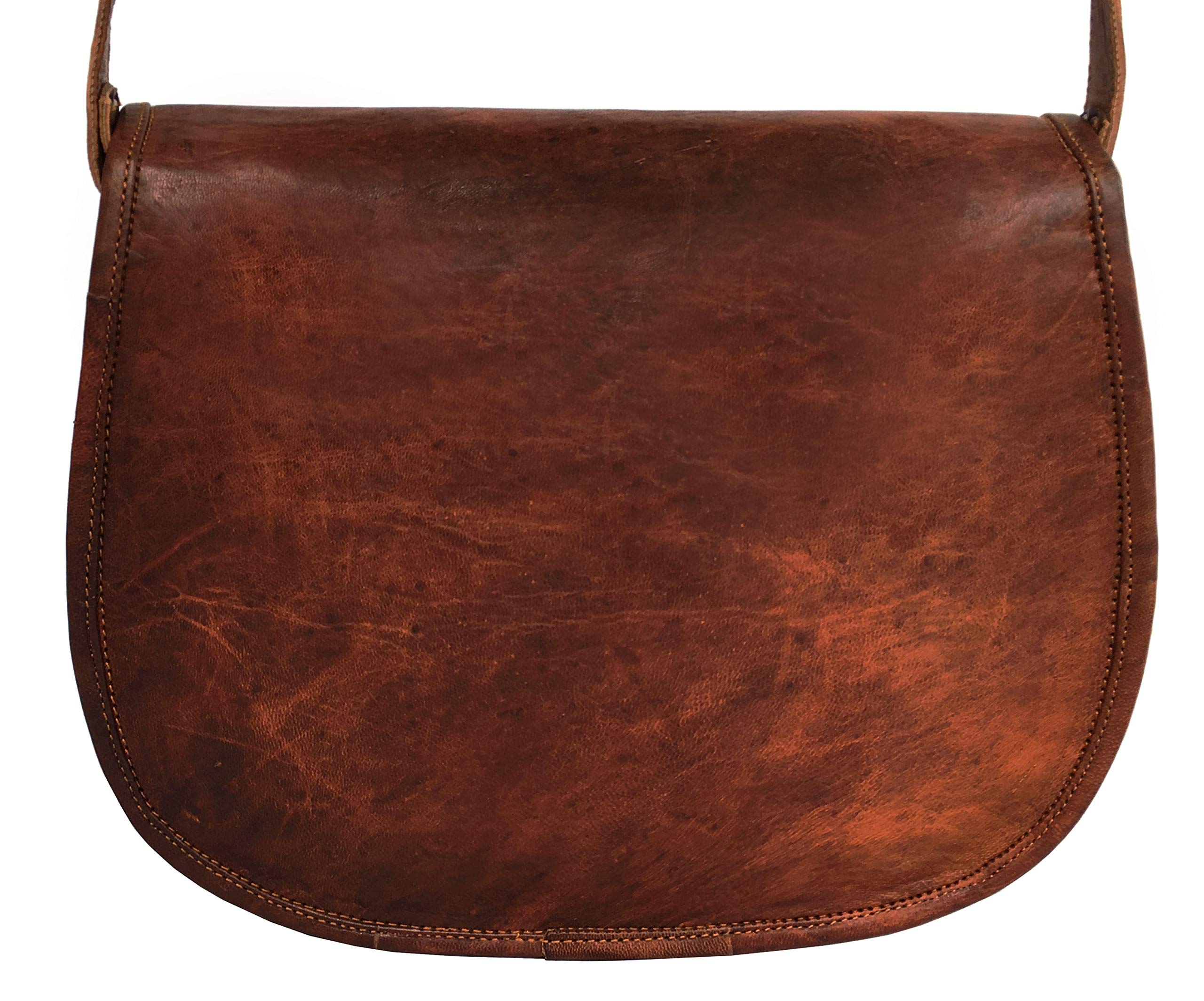 Genuine Leather Crossbody Purse for Women - 14 Inch Shoulder Bag & Satchel Handbag, Stylish Tote for Travel, Work & Everyday Use