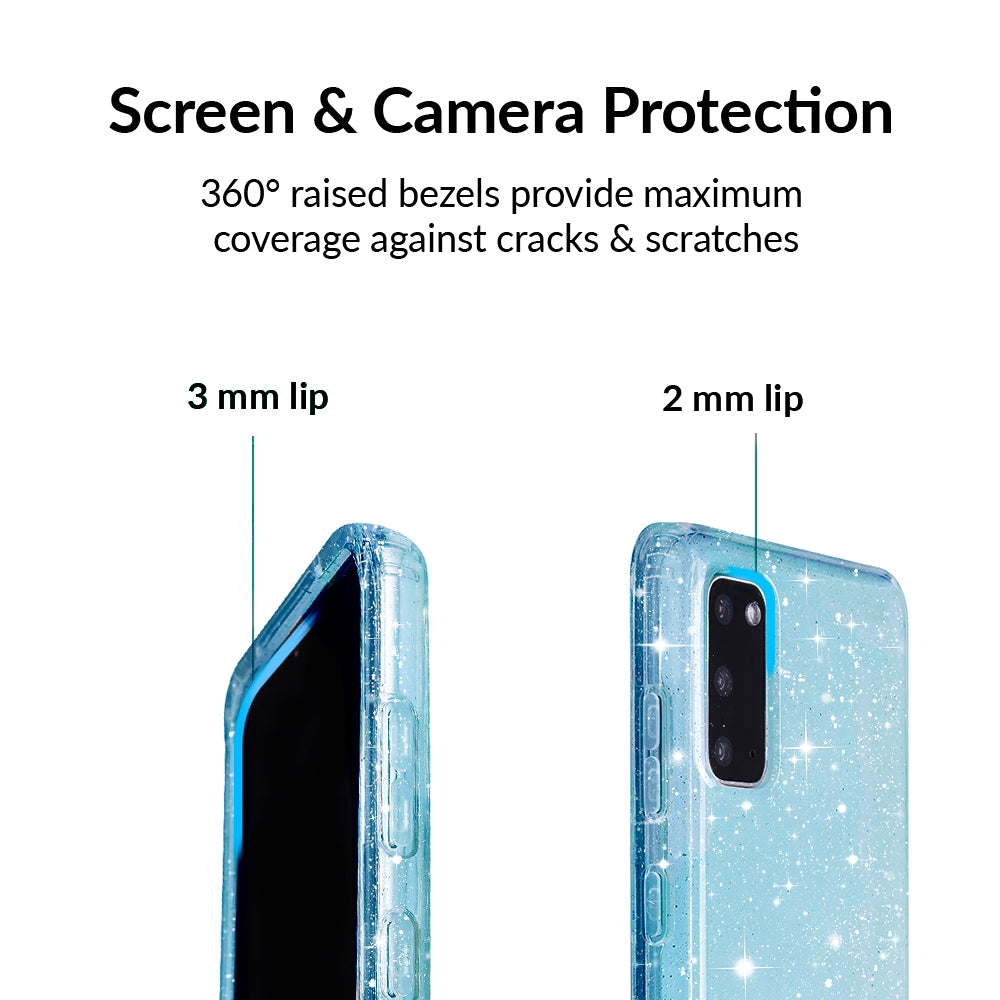 Samsung Galaxy Phone Case with Blue Stardust Design - Durable Protective Cover for Everyday Use, Travel & Outdoor Activities