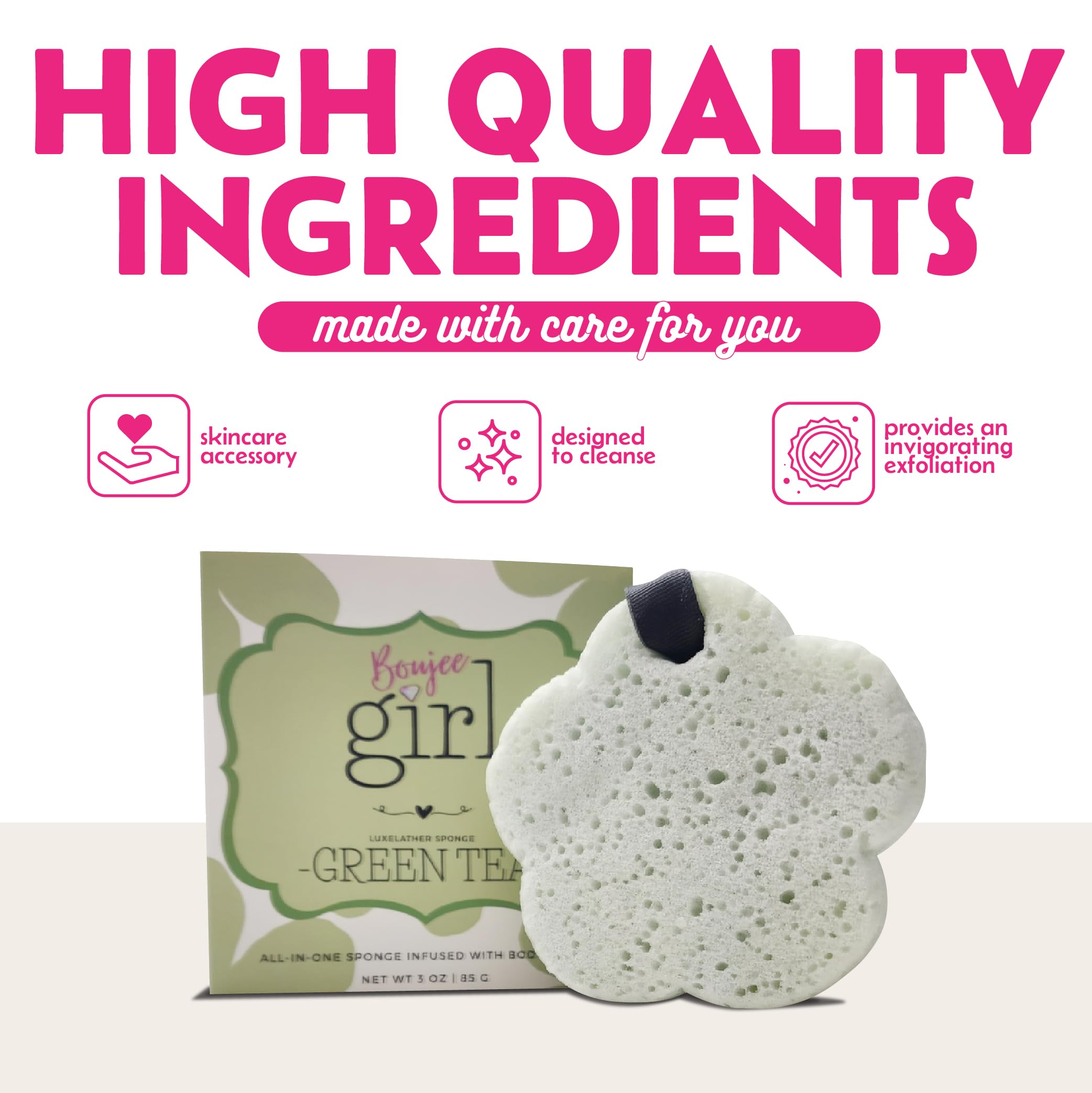 Soap Infused Shower Sponge for Women - Pre-Soaped & Scented Bath Sponge for Body Wash, Exfoliation & Relaxation | Perfect for Shower, Bath, Spa & Travel