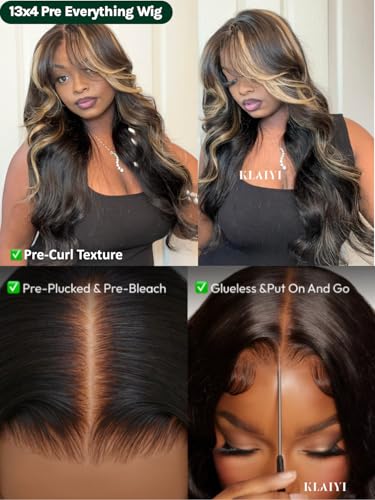 Pre Everything Glueless Wig Pre Cut 13x4 Lace Frontal Chocolate Brown TN27 Color