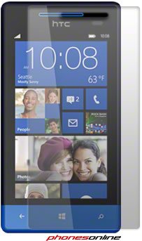 HTC 8S Screen Protectors (2-Pack) - HD Clear Anti-Scratch Film for HTC Windows Phone 8S - Perfect for Daily Use, Gaming, and Outdoor Protection