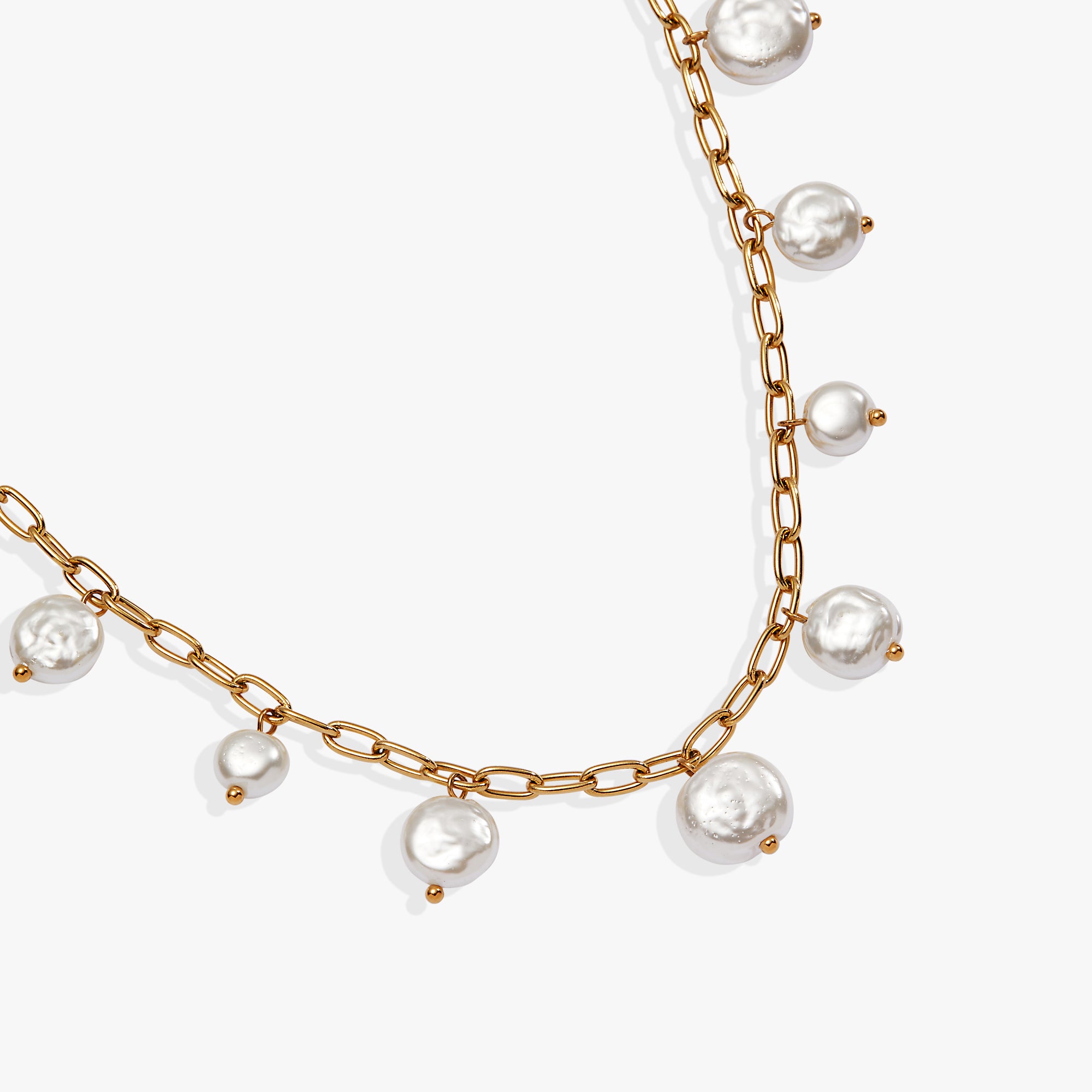 Elegant Coin Pearl Shaky Necklace for Women - Dainty Layering Jewelry for Everyday Wear & Special Occasions
