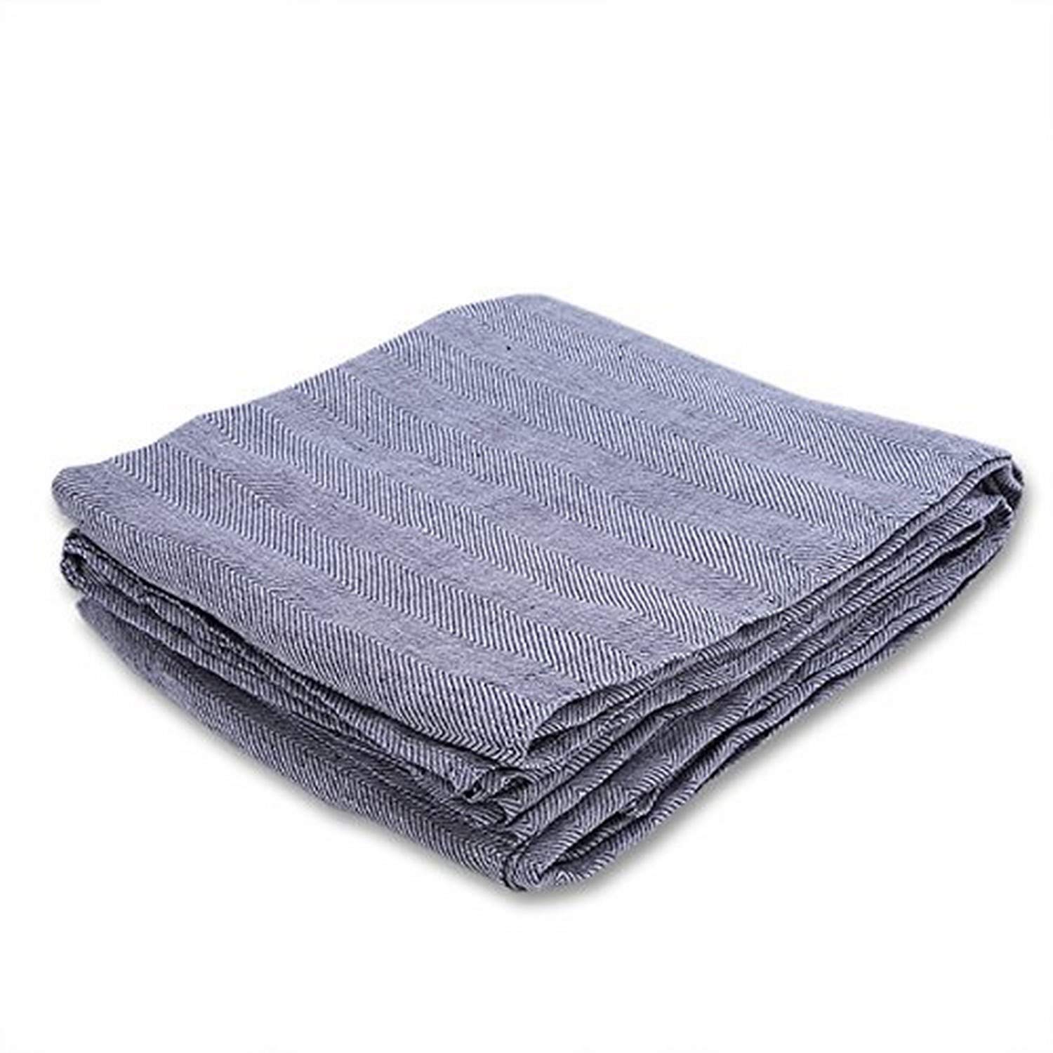 Premium Stone Washed Herringbone Linen Flat Sheet - 66