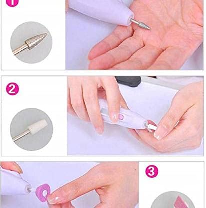 Kazenzo 5-in-1 Electric Nail Drill Machine for Manicure & Pedicure - Professional Nail Art Decorator, Grinder, Polisher & Grooming Tool Kit - Perfect for Salon & Home Nail Care