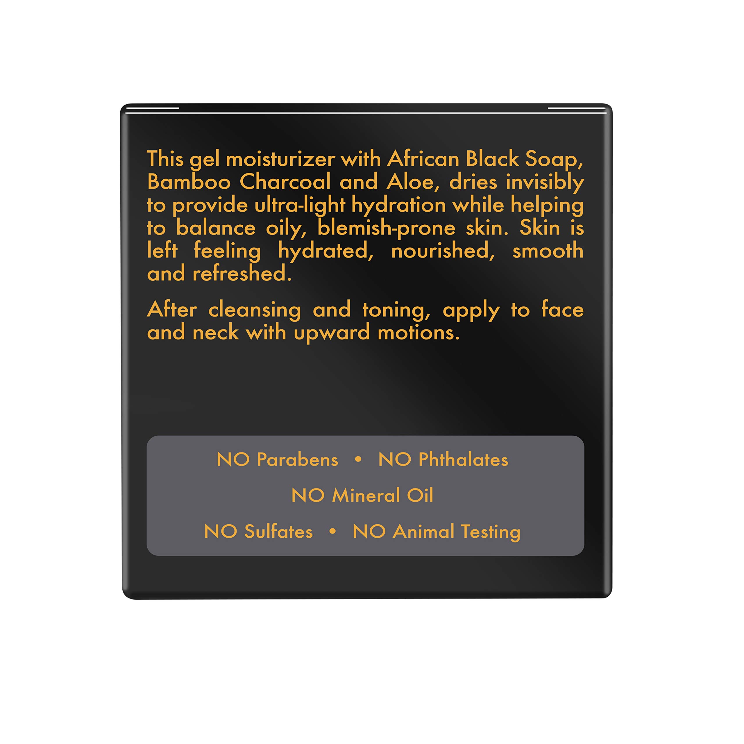 SheaMoisture African Black Soap Face Moisturizer for Acne-Prone Skin - 2 oz with Shea Butter | Oil-Free Hydration for Clear Skin | Day & Night Use for Men & Women