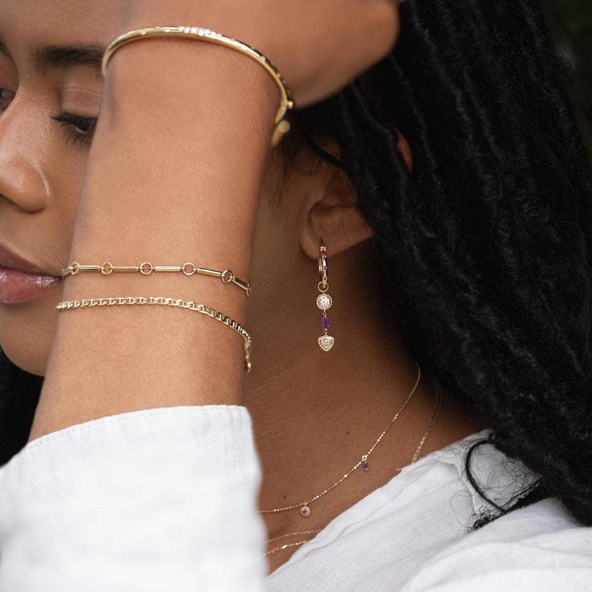 Sicily Chain Bracelet for Women - Elegant Gold & Silver Layered Bracelet Set - Perfect for Everyday Wear, Gifts & Special Occasions