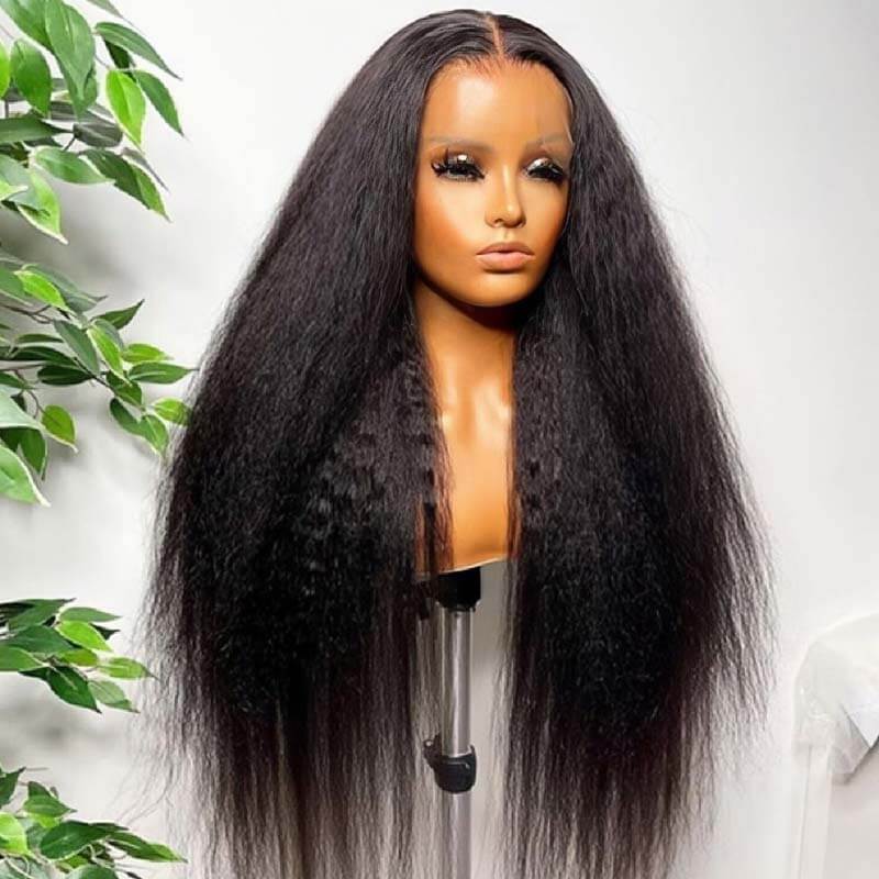 Eullair Affordable 4x4/13x4/13x6 Lace Front Wigs for Black Women - Straight/Body Wave/Curly/Yaki Straight Human Hair | Perfect for Daily Wear, Parties & Special Occasions