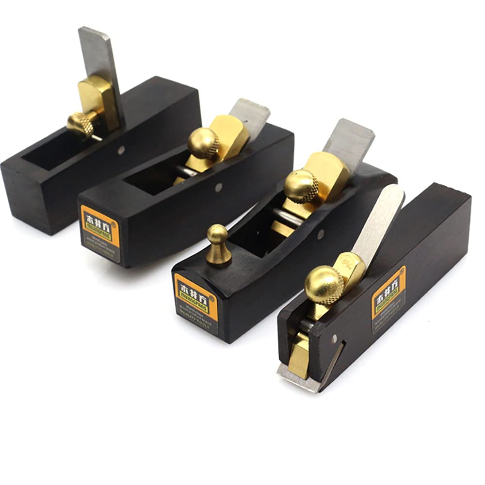 4Pcs Woodworking Hand Planer Set - Mini Flat Bottom & Angle Planer for DIY Carpentry | Premium Woodworking Tools with Gift Box | Perfect for Furniture Making, Cabinet Repair & Wood Craft Projects
