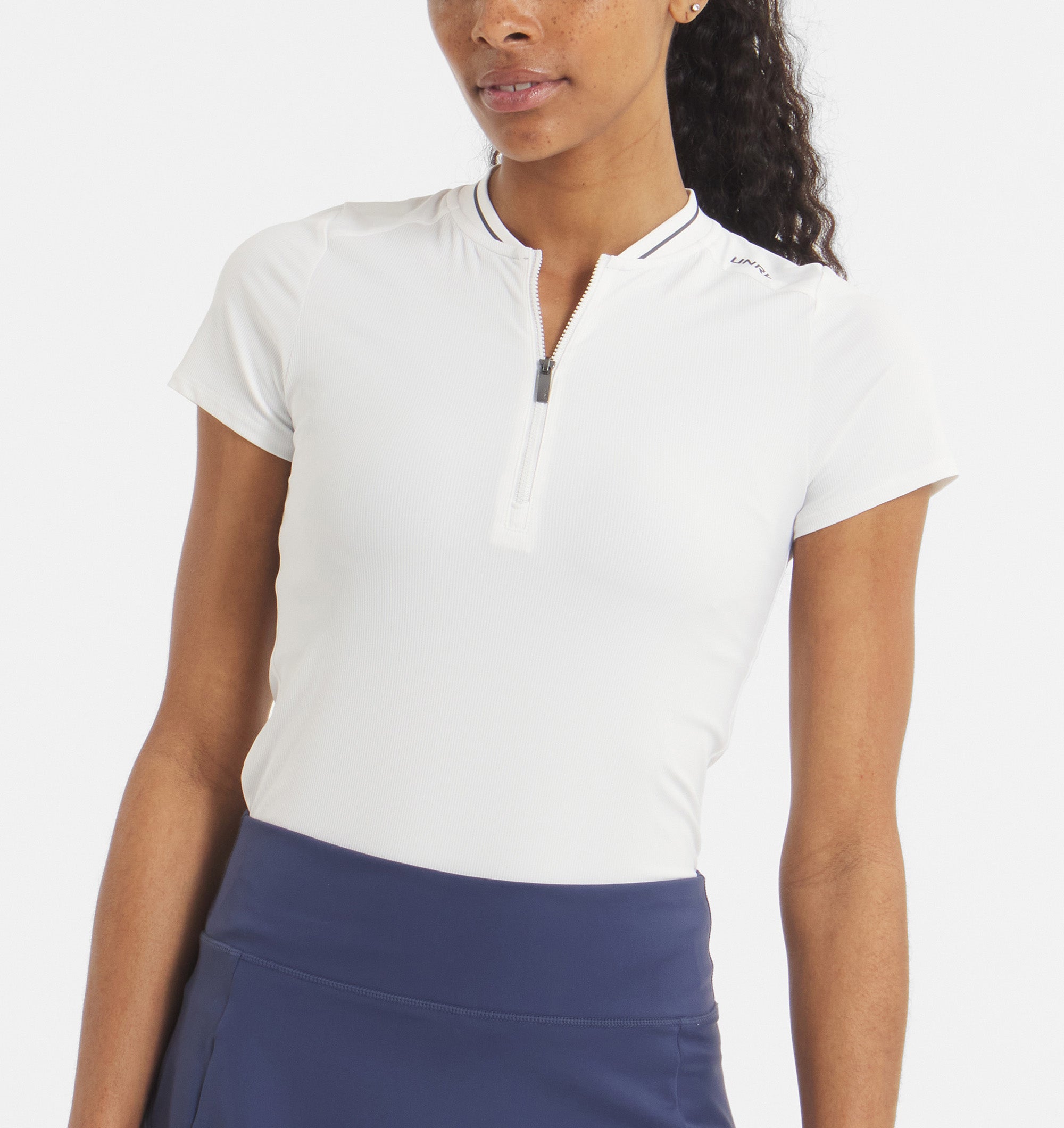 UNRL Amelia Short Sleeve Polo Shirt for Women - Breathable Cotton Casual Top for Golf, Work & Everyday Wear