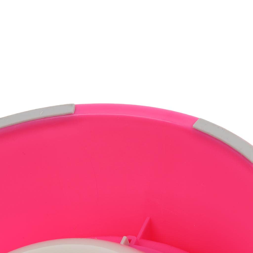 MYADDICTION Rotating Slow Feeder Dog Bowl - Rose Red - Interactive Puzzle Feeder for Puppies & Cats - Prevent Bloat & Improve Digestion - Perfect for Fast Eaters, Mealtime Enrichment & Training