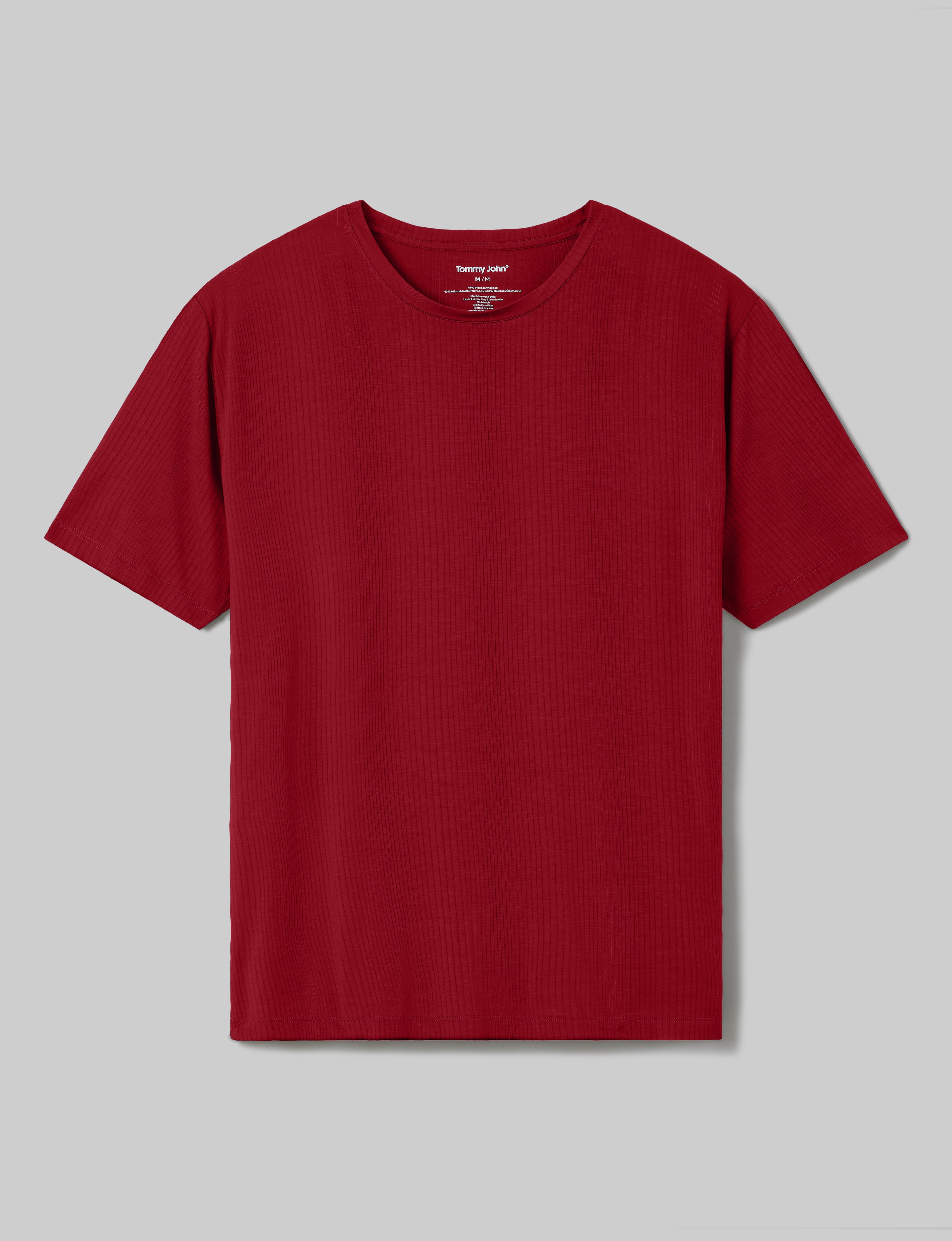 Second Skin Luxe Rib Sleep Tee - Soft & Comfortable Women's Sleepwear for Nighttime Relaxation - Perfect for Lounging, Sleeping & Cozy Evenings at Home