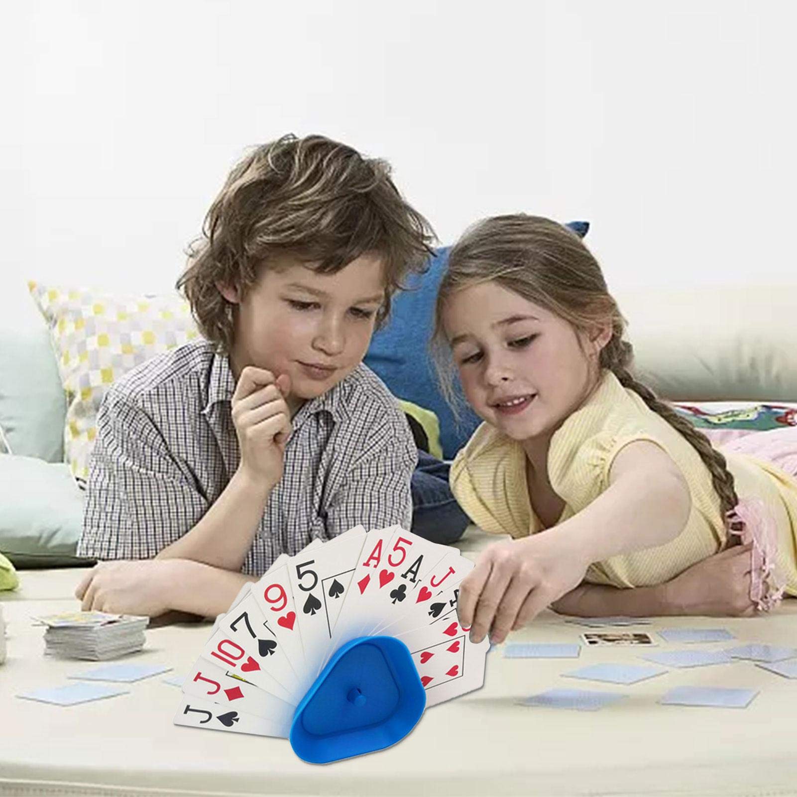 Triangular Card Holder for Hands-Free Play - Perfect for Card Games