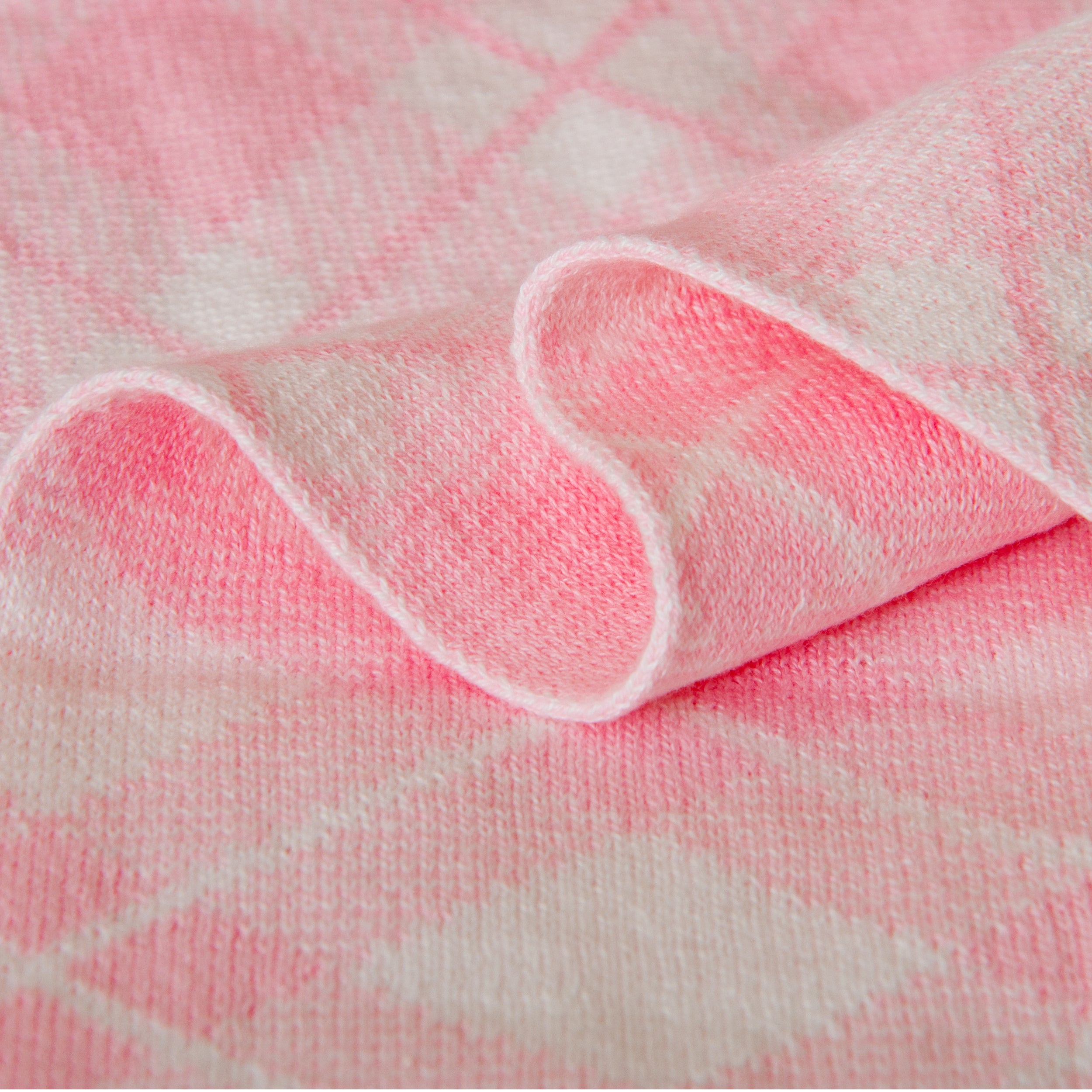 NTBAY Soft & Warm Cotton Cable Knit Grid Baby Blanket for Toddlers - Cozy Nursery Essential for Crib, Stroller & Snuggle Time