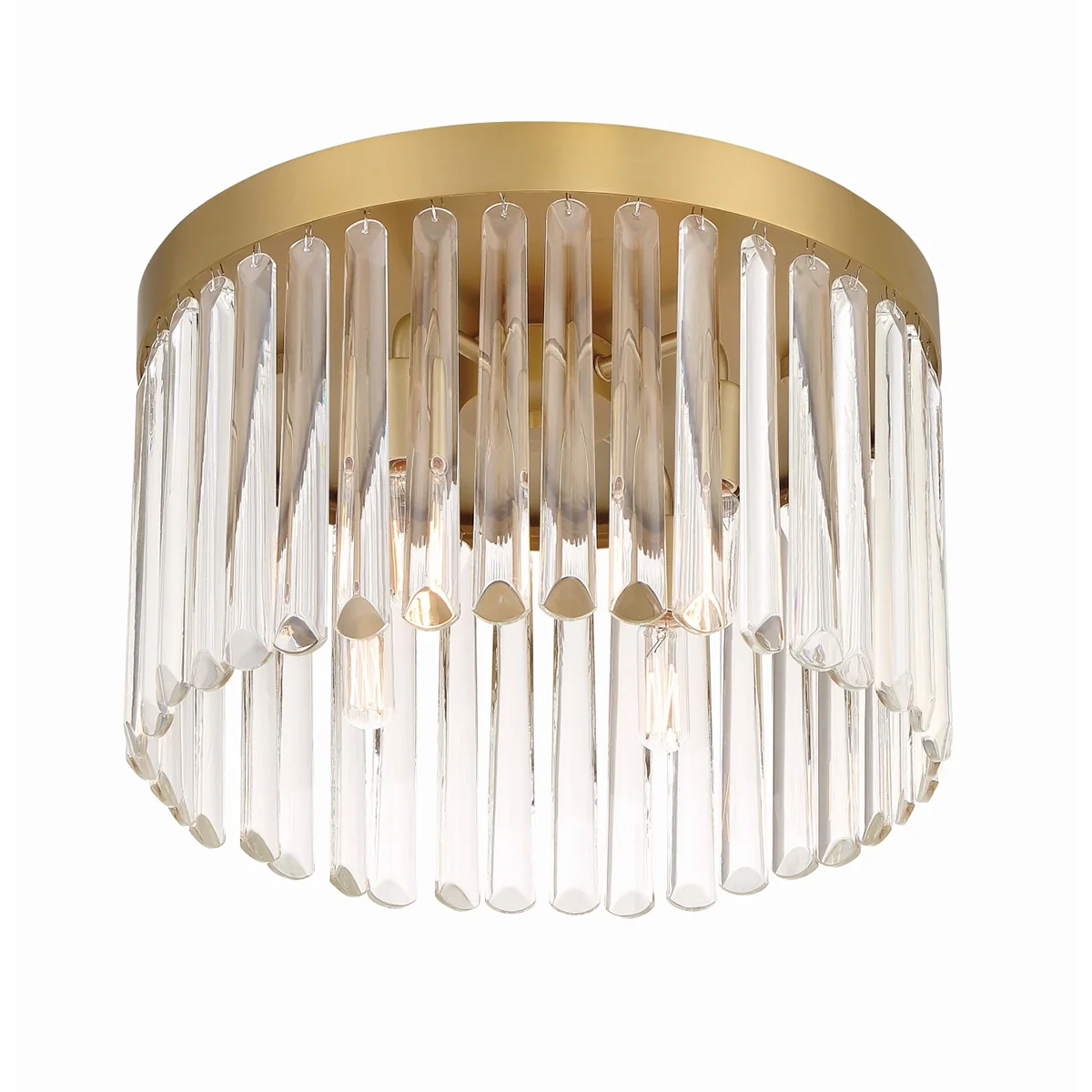 Emilie Flush Mount Ceiling Light Fixture 24W LED - Modern Round Ceiling Lamp with Customizable Options for Bedroom, Living Room, Kitchen & Hallway Lighting