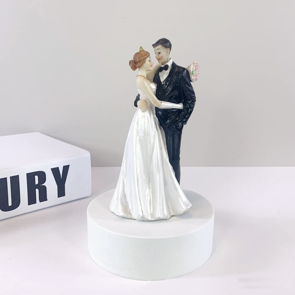 Custom Mr & Mrs Wedding Cake Topper - Anime Couple Bride & Groom Cake Decoration for Weddings, Anniversaries & Christmas Celebrations | Personalized Cake Decor for Special Occasions