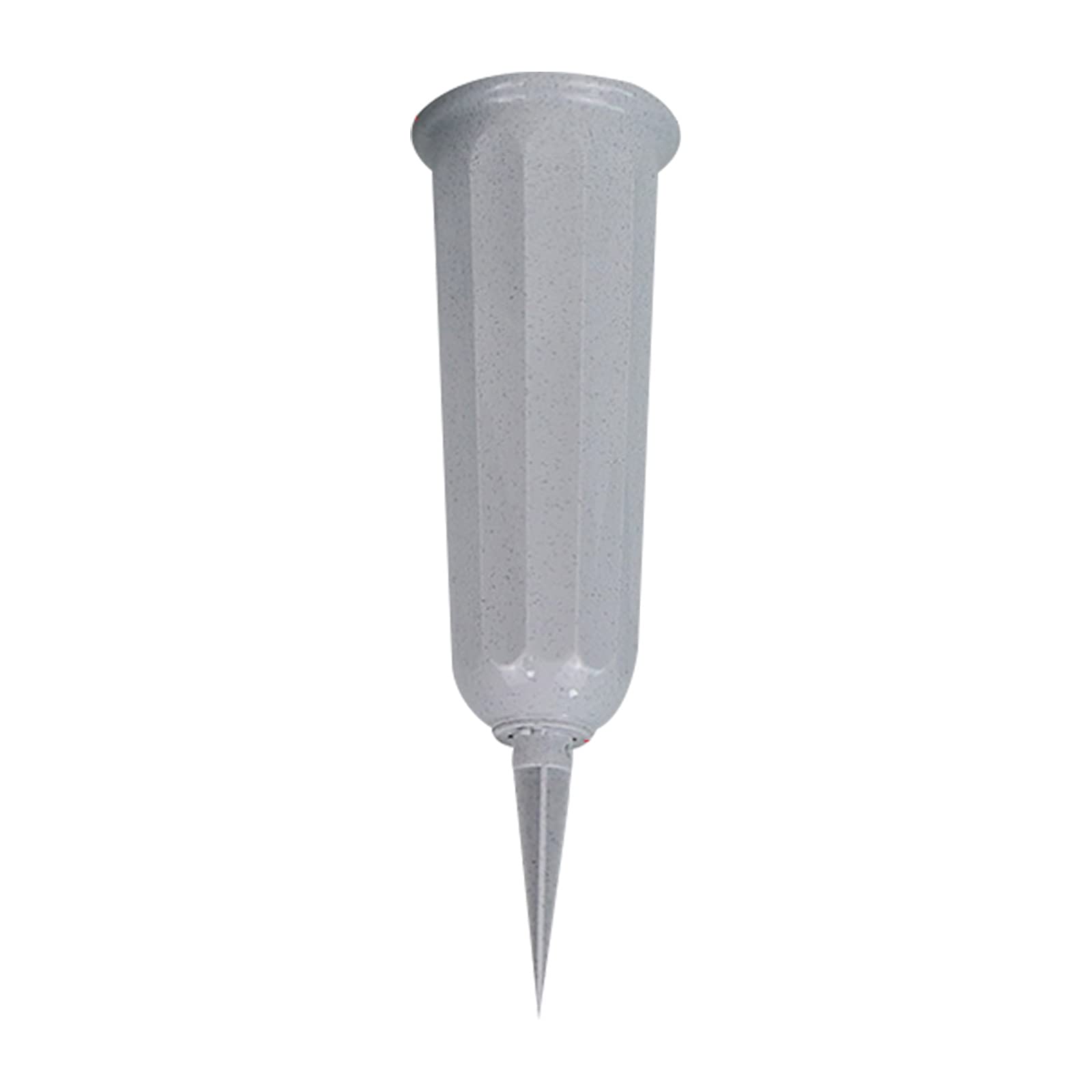 Firlar 6 Pack Plastic Cemetery Flower Vases with Spikes - 9.8 Inch Grave Cone Vases for Memorial Flowers | Durable Cemetery Vase Holders for Graveside Arrangements, Funeral Decorations & Memorial Services
