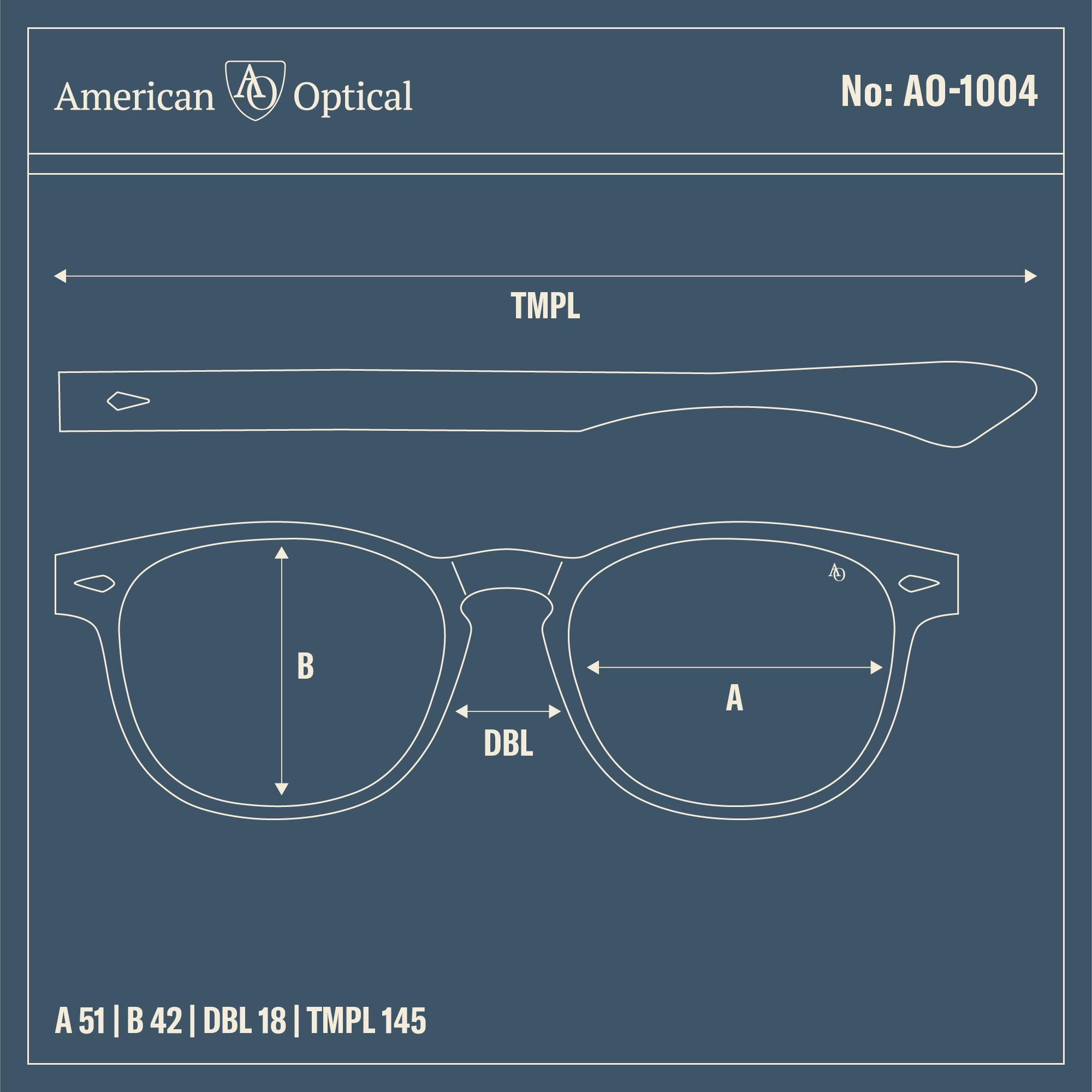 AO-1004 Polarized Sunglasses with AOLite Nylon Lenses - UV400 Protection, Lightweight & Durable for Outdoor Sports, Driving, Beach & Daily Wear