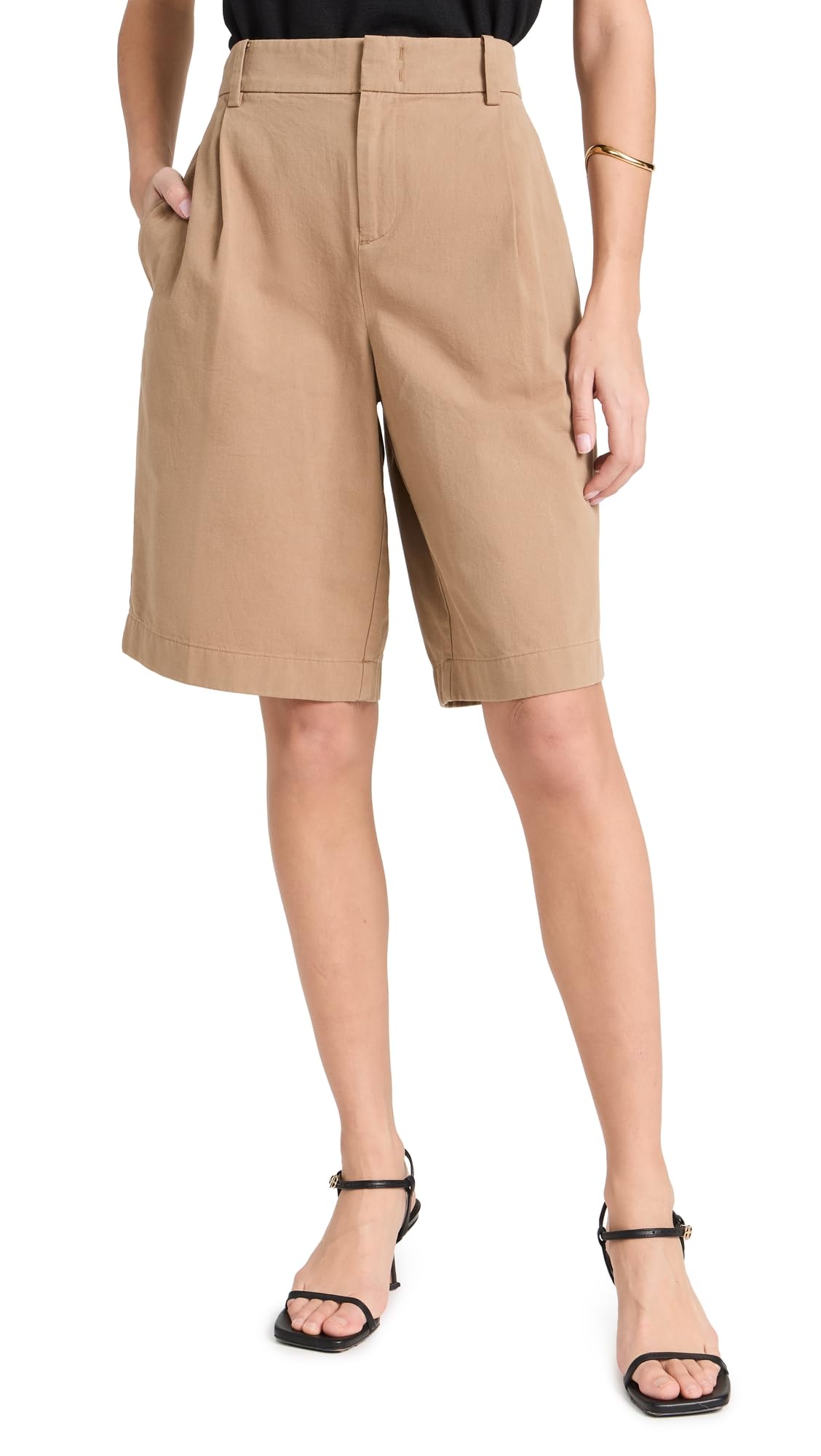 Vince Women's Washed Cotton Shorts - Comfortable Casual Summer Shorts for Women | Perfect for Beach, Vacation & Everyday Wear