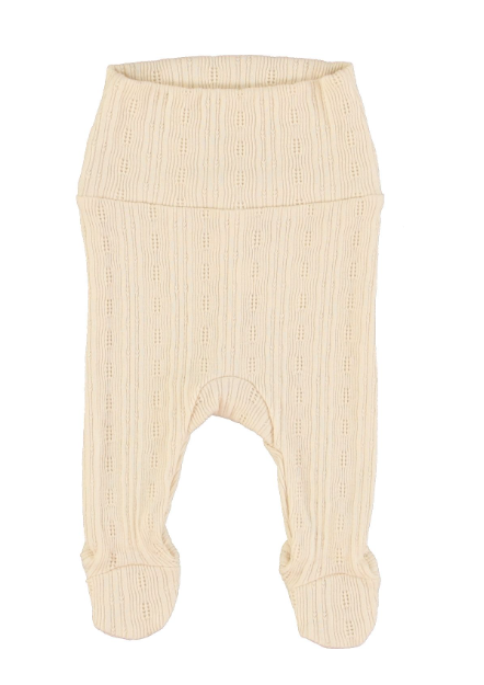 Organic Cotton Footed Baby Leggings for Newborn to 6 Months - Soft & Comfortable Infant Pajamas for Sleepwear, Playtime & Everyday Wear