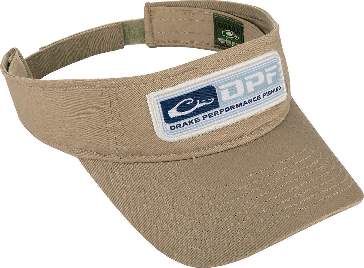 Drake Fishing Logo Visor Hat - Adjustable Sun Protection Cap for Men & Women - Perfect for Fishing, Boating, and Outdoor Adventures